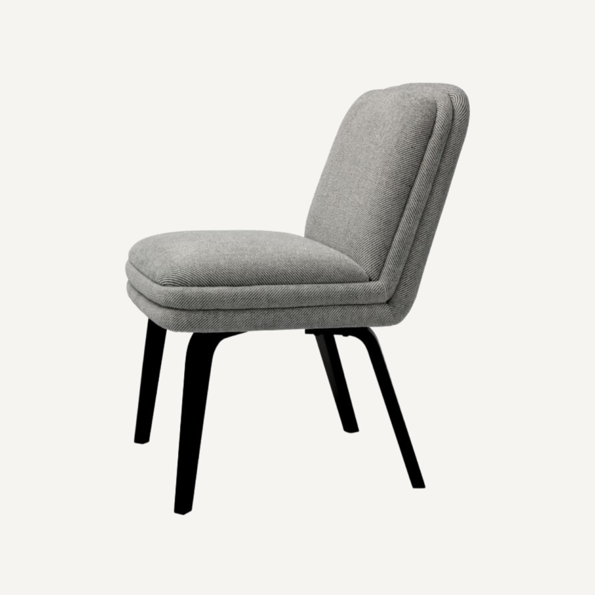 Chaise de salle à manger en tissu gris | Eichholtz Lucia | REMO-HOME, mobilier et décoration d'intérieur