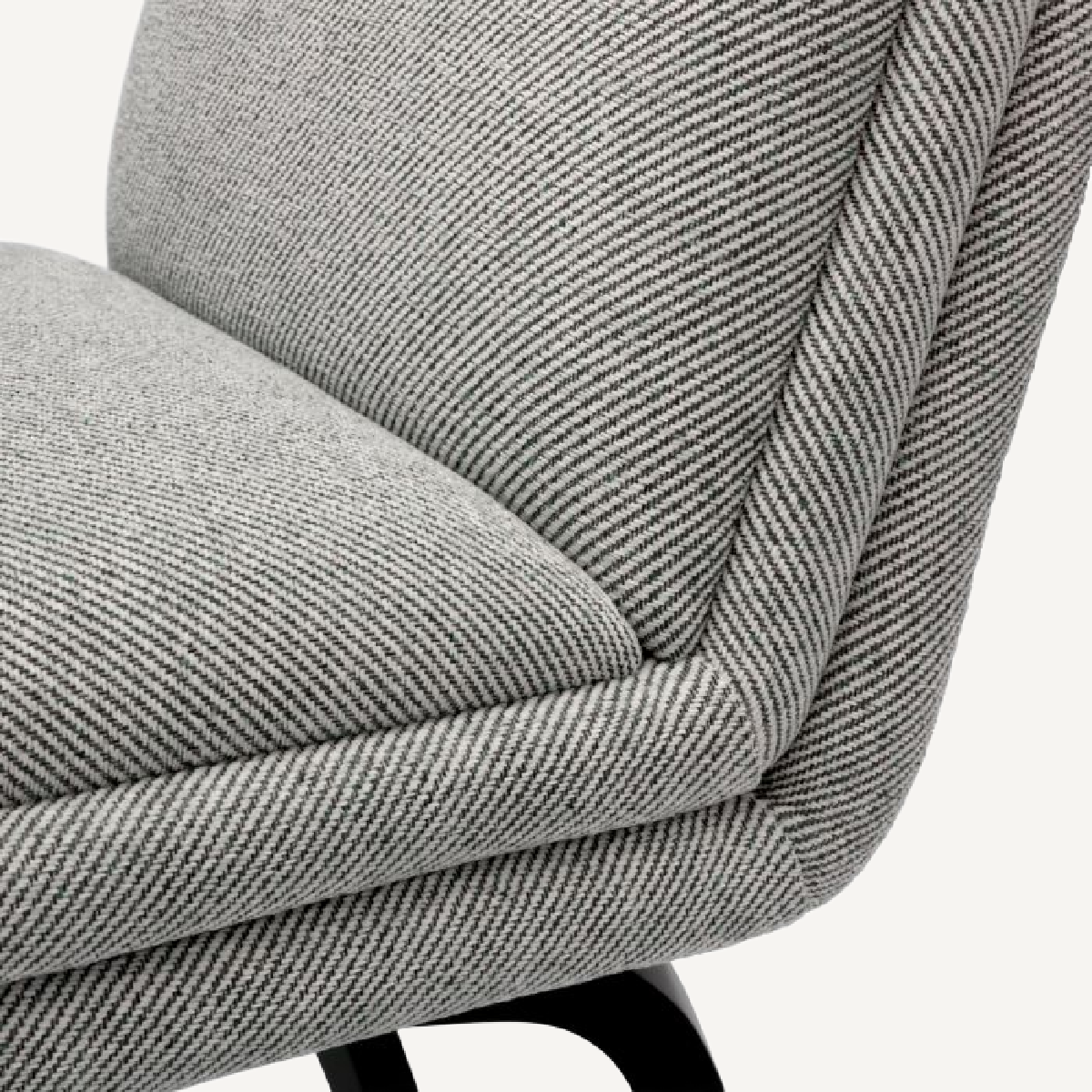 Chaise de salle à manger en tissu gris | Eichholtz Lucia | REMO-HOME, mobilier et décoration d'intérieur