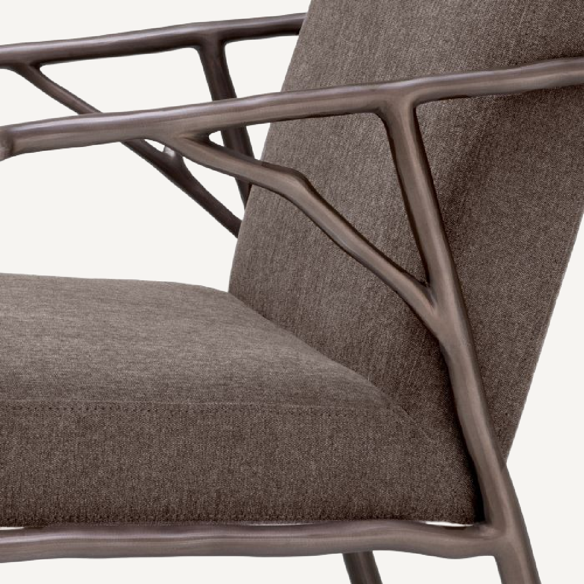 Chaise de salle à manger en tissu marron | Eichholtz Antico | REMO-HOME, mobilier et décoration d'intérieur