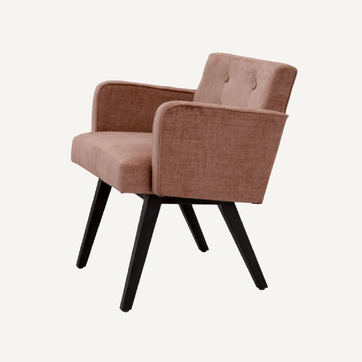 Chaise de salle à manger en tissu rose | Eichholtz Locarno | REMO-HOME, mobilier et décoration d'intérieur