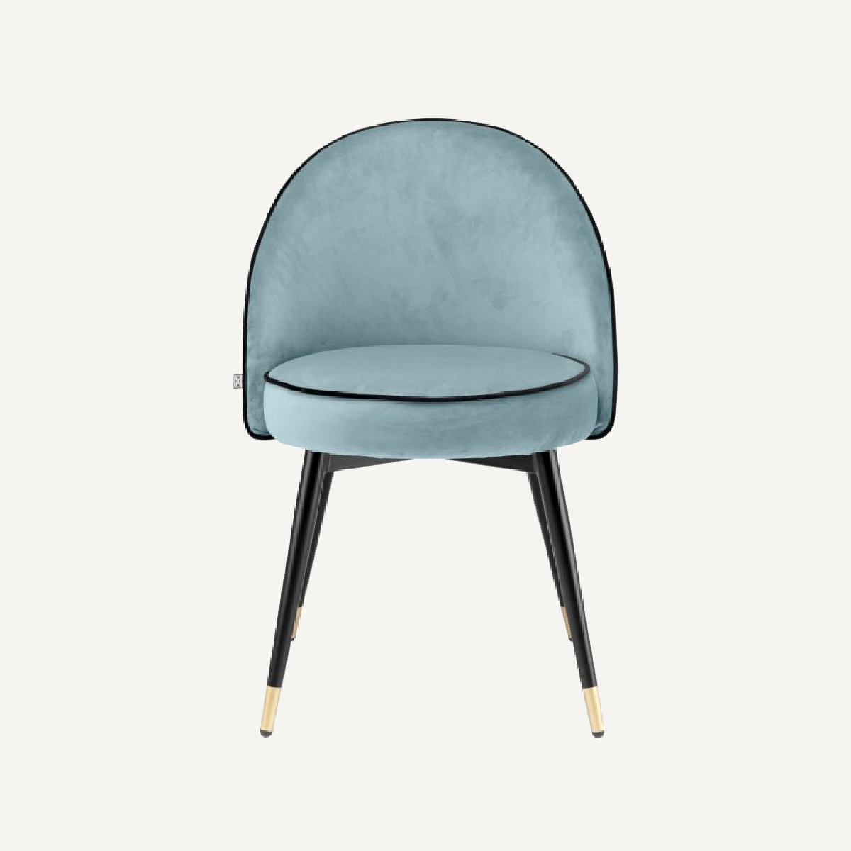 Chaise de salle à manger en velours bleu (lot de 2) | Eichholtz Cooper | REMO-HOME, mobilier et décoration d'intérieur