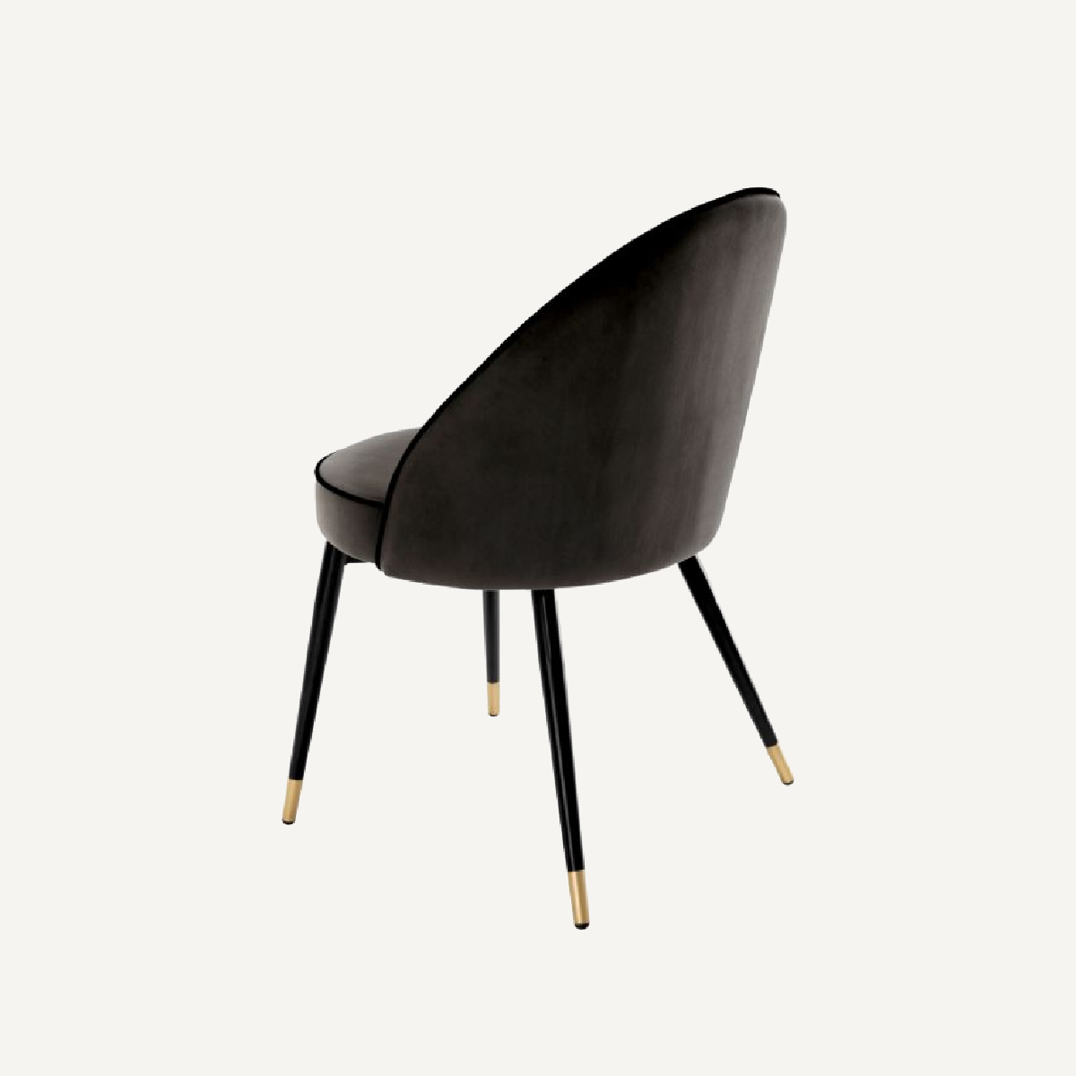 Chaise de salle à manger en velours gris foncé (lot de 2) | Eichholtz Cooper | REMO-HOME, mobilier et décoration d'intérieur