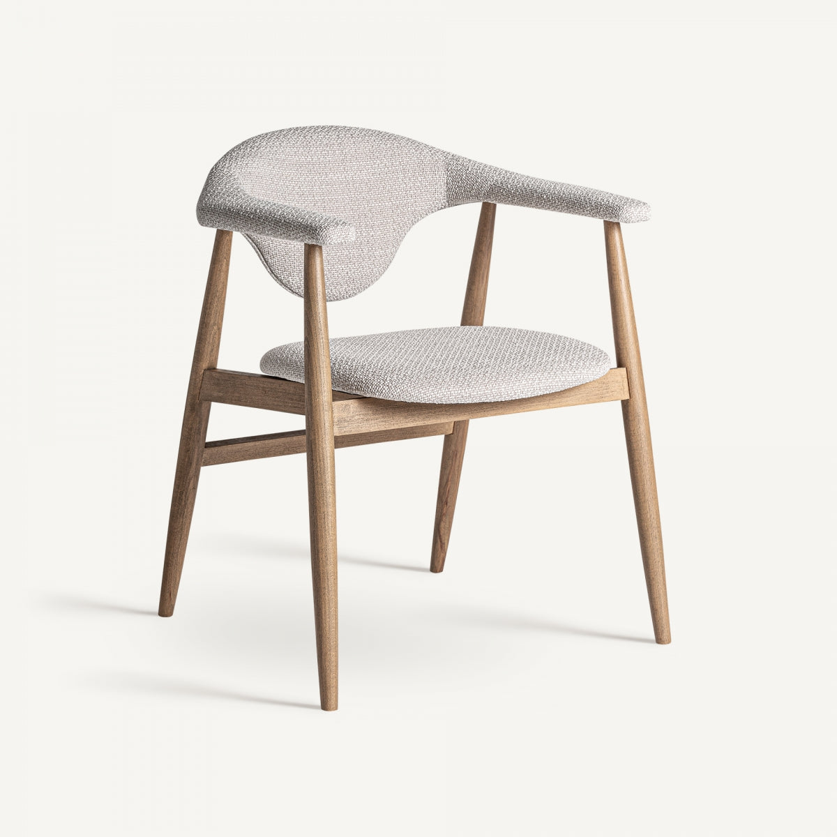 Chaise en bois de hêtre et gris marbré | VICAL Dilbeek | REMO-HOME, mobilier design et décoration d'intérieur