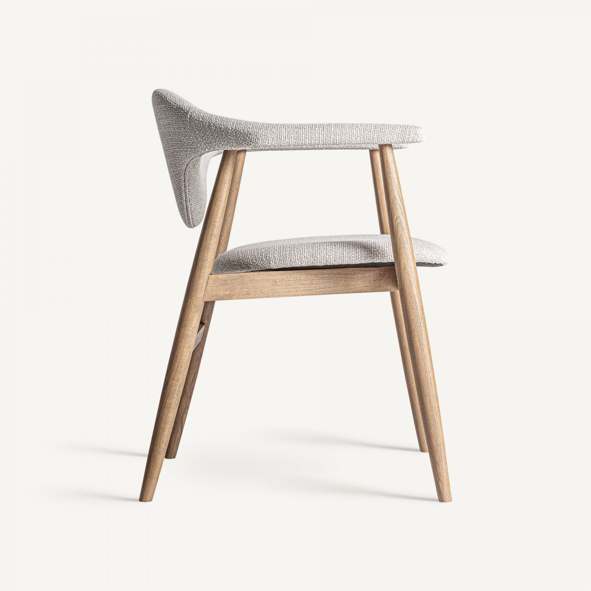 Chaise en bois de hêtre et gris marbré | VICAL Dilbeek | REMO-HOME, mobilier design et décoration d'intérieur