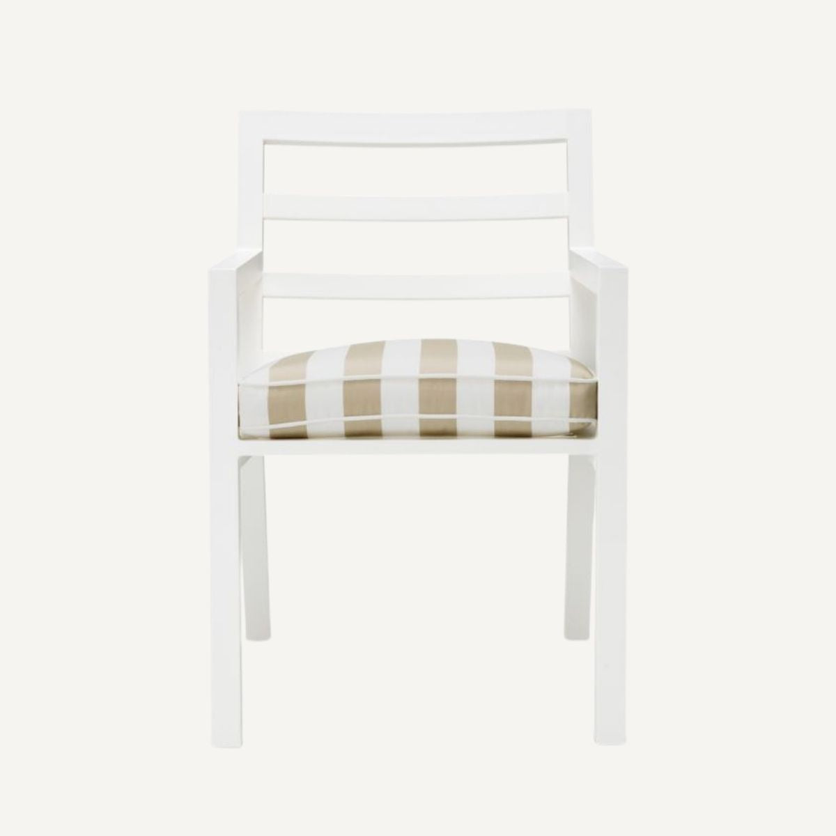 Chaise extérieure blanche et beige | Eichholtz Delta | REMO-HOME, mobilier et décoration d'intérieur