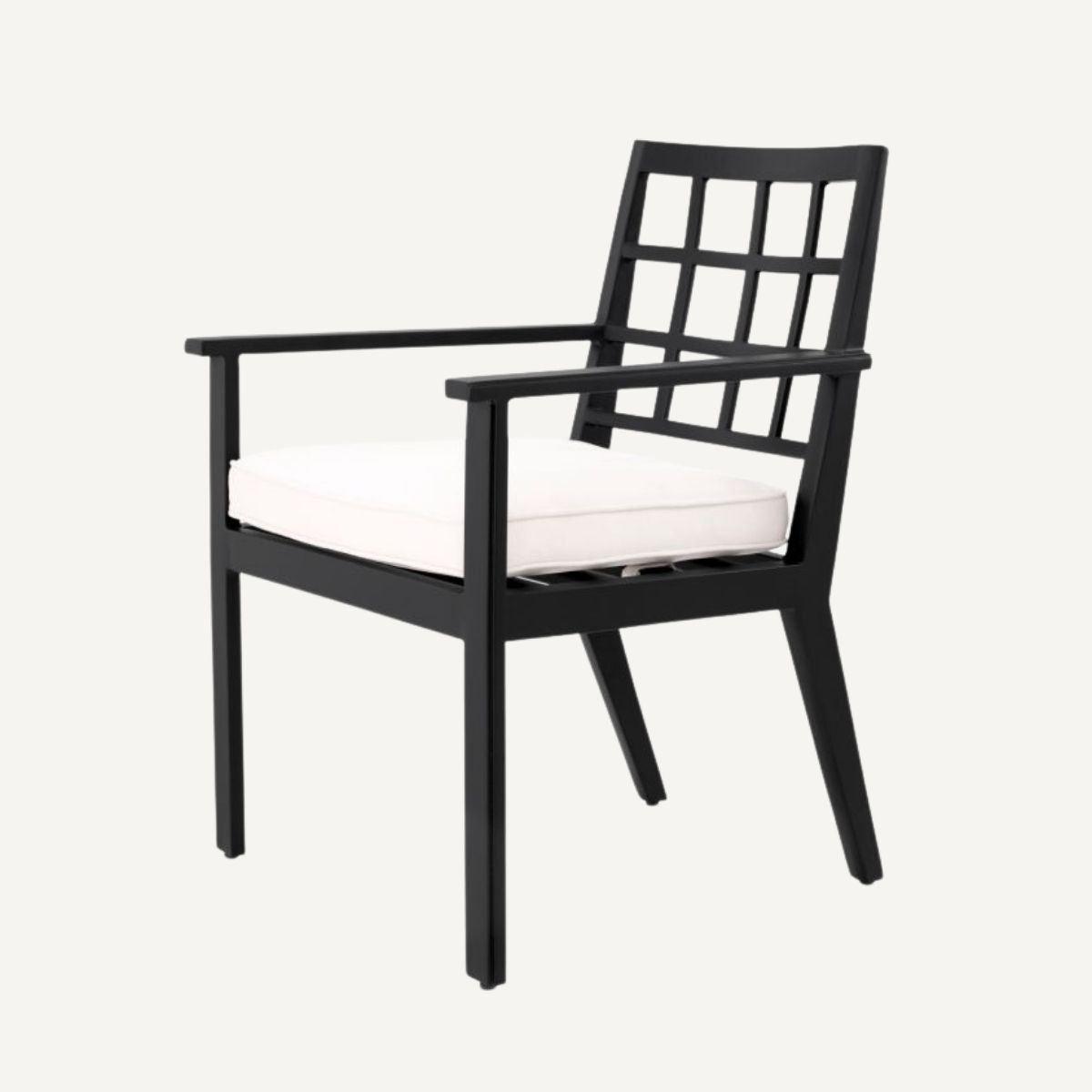 Chaise extérieure en métal noir | Eichholtz Cap-Ferrat | REMO-HOME, mobilier et décoration d'intérieur