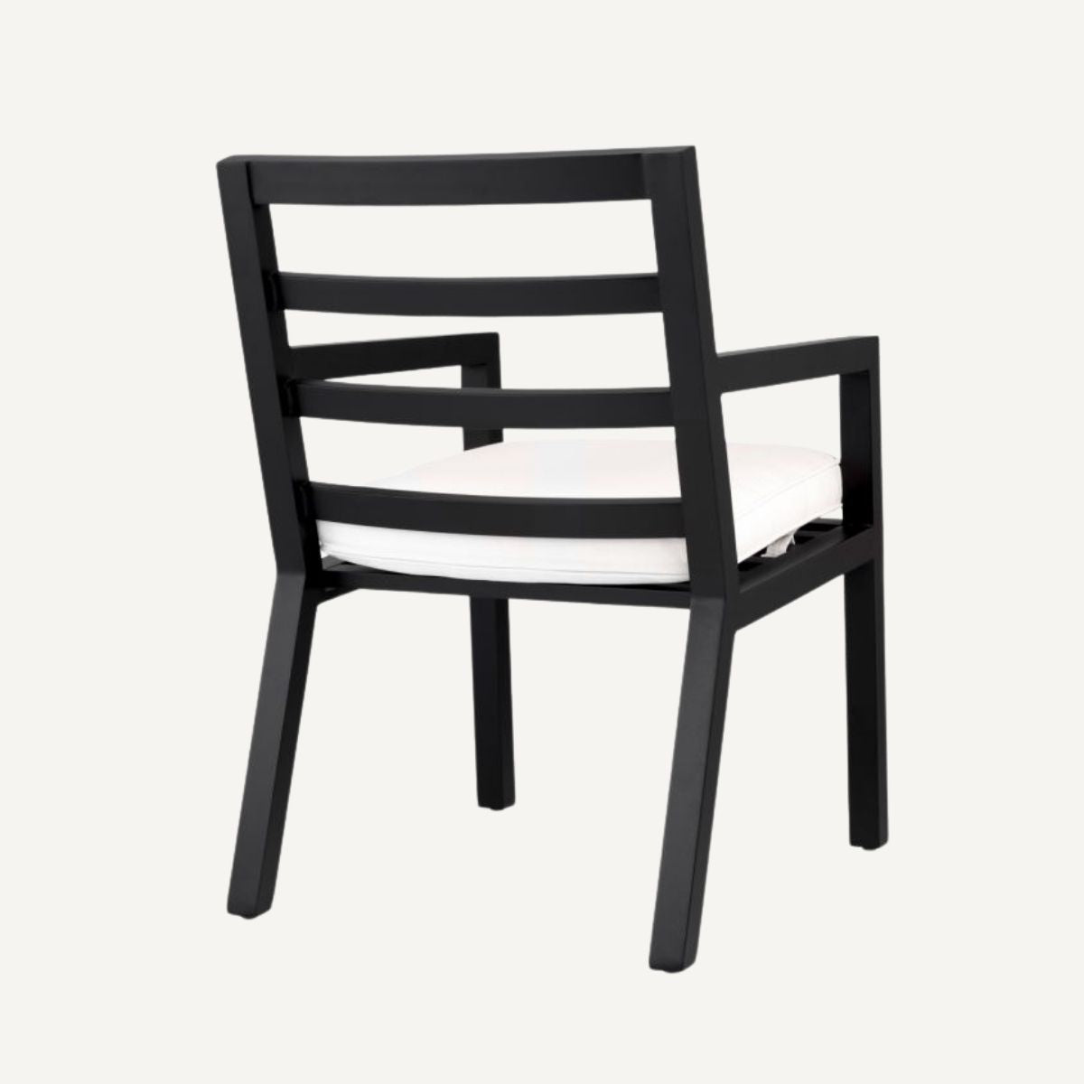 Chaise extérieure en métal noir | Eichholtz Delta | REMO-HOME, mobilier et décoration d'intérieur