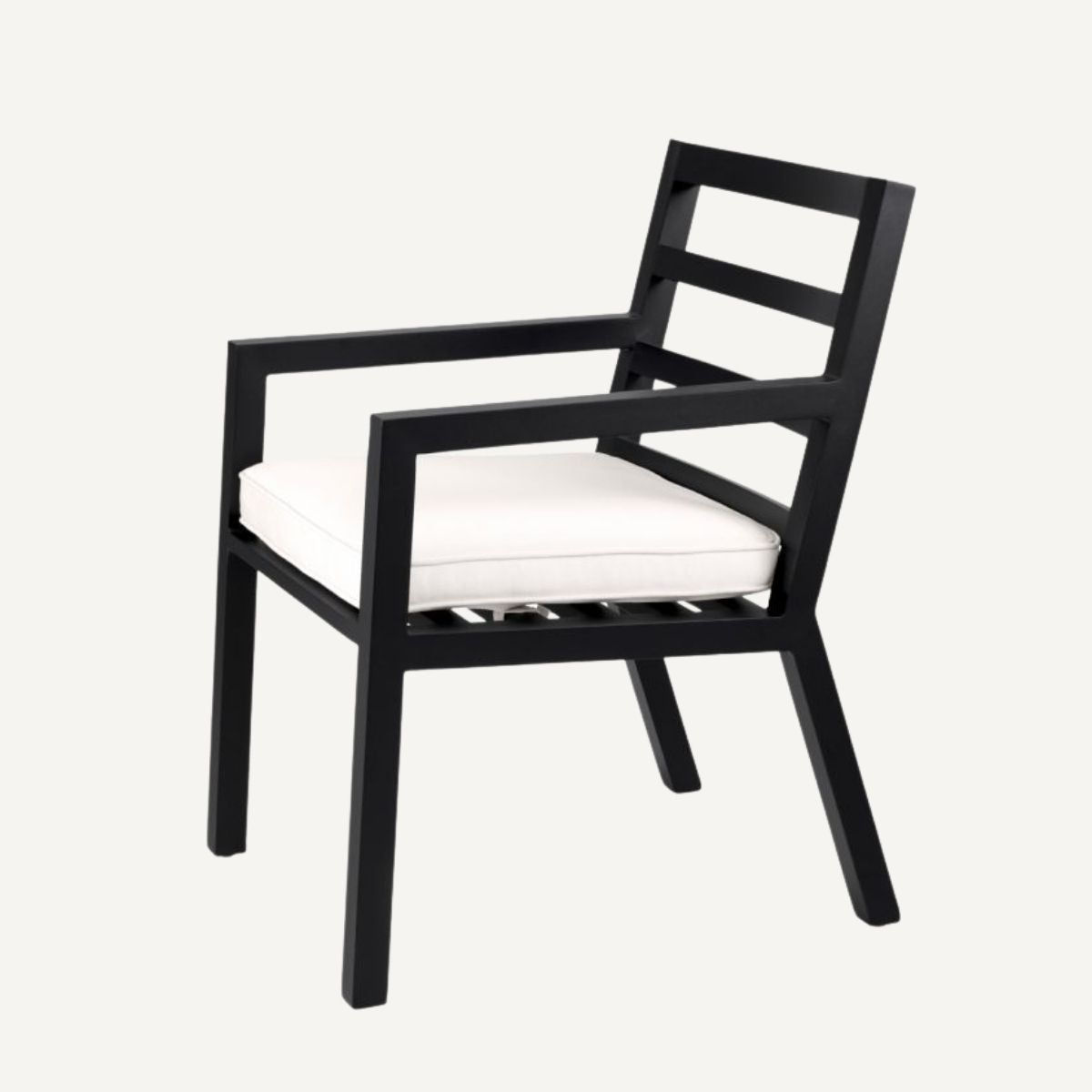 Chaise extérieure en métal noir | Eichholtz Delta | REMO-HOME, mobilier et décoration d'intérieur