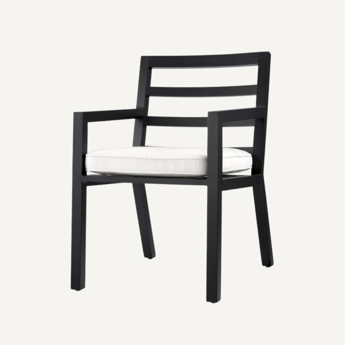 Chaise extérieure en métal noir | Eichholtz Delta | REMO-HOME, mobilier et décoration d'intérieur