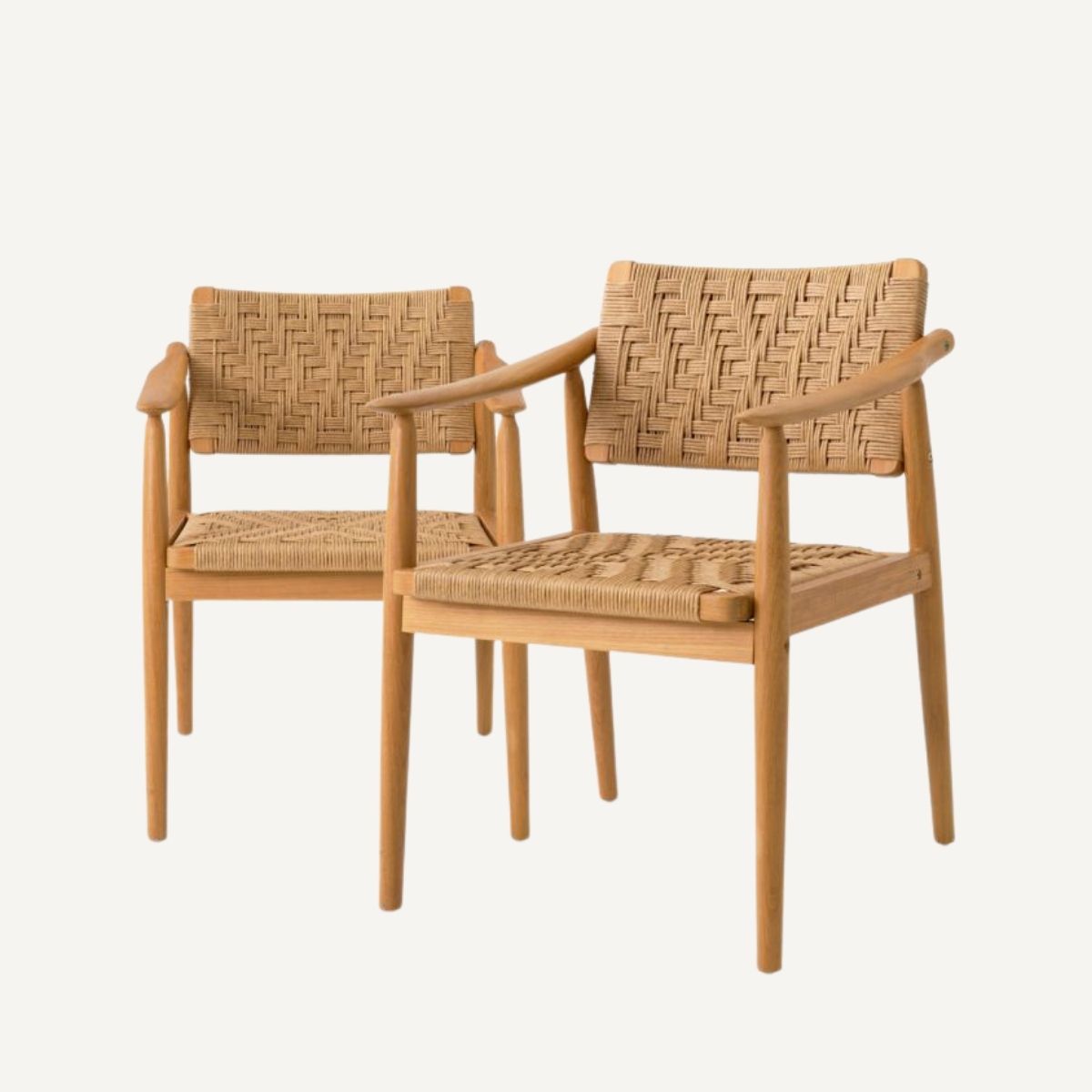Chaise extérieure en teck (lot de 2) | Eichholtz Coral Bay | REMO-HOME, mobilier et décoration d'intérieur