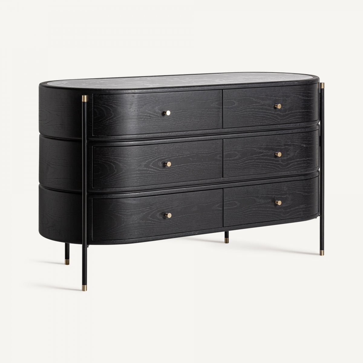 Commode en bois noir | Vical Bilzen | REMO-HOME, mobilier et décoration d'intérieur