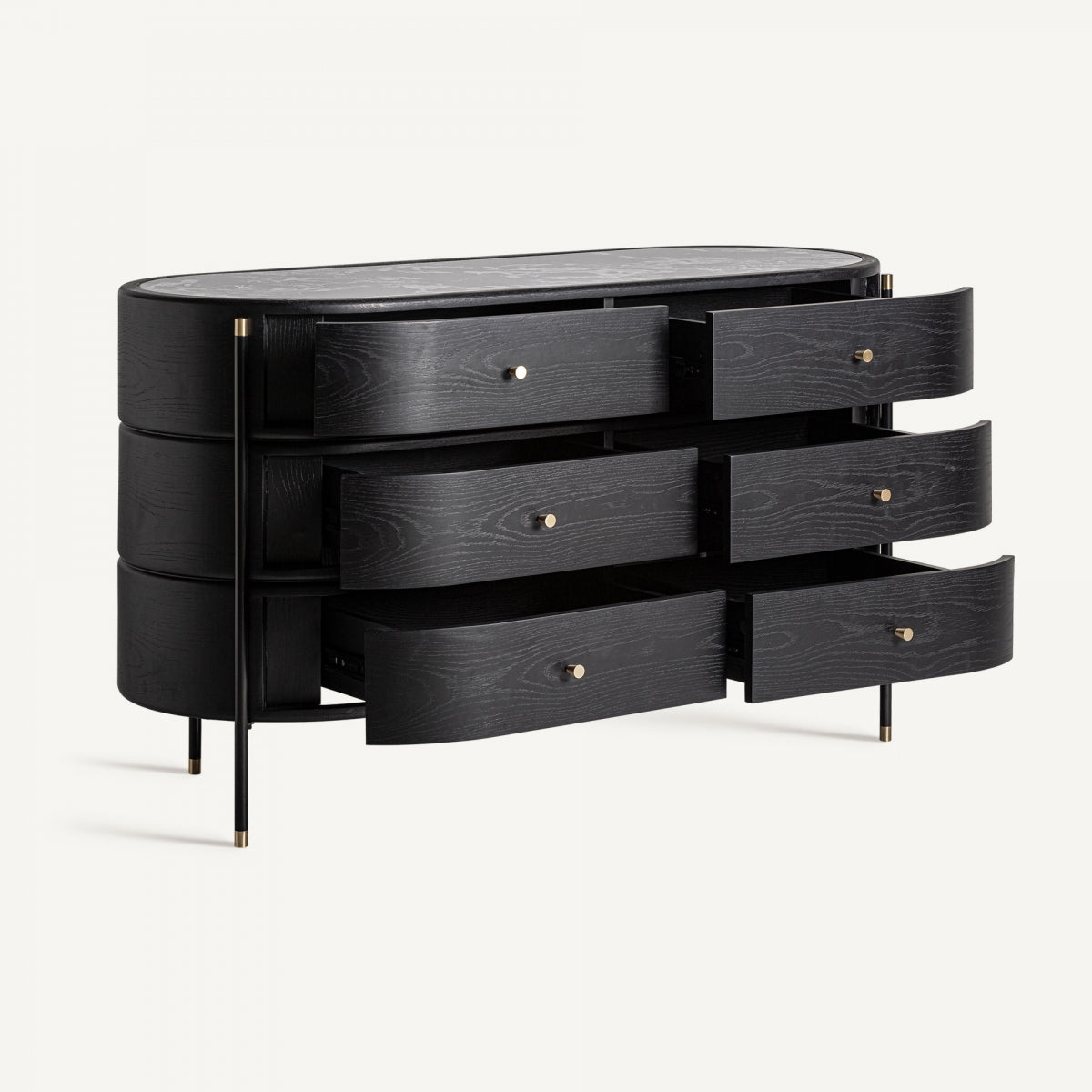 Commode en bois noir | Vical Bilzen | REMO-HOME, mobilier et décoration d'intérieur
