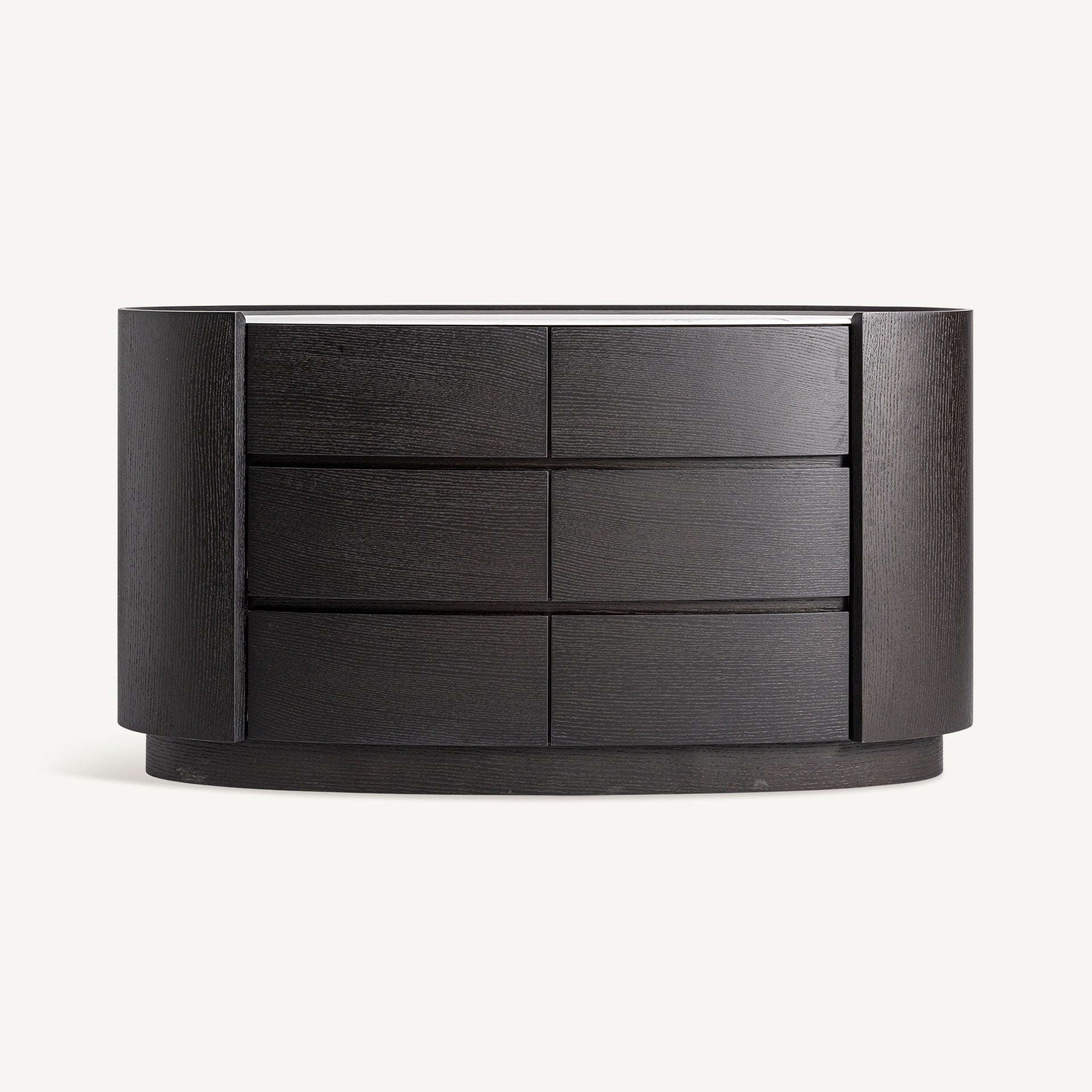 Commode en céramique blanche et chêne noir | VICAL Isola | REMO-HOME