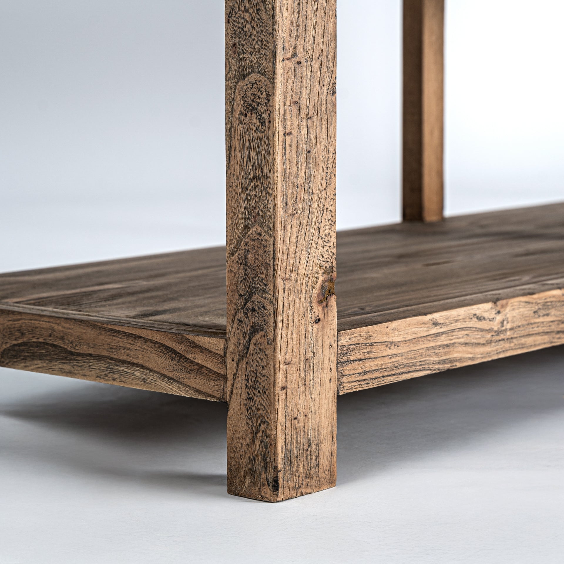 Console contemporaine bois d'orme et fer noir | VICAL Norvik | REMO-HOME, mobilier design et décoration d'intérieur