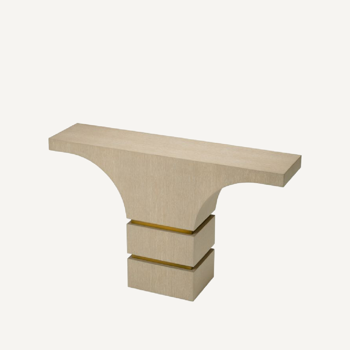 Console dorée en chêne marron | Eichholtz Thaddeus | REMO-HOME, mobilier et décoration d'intérieur