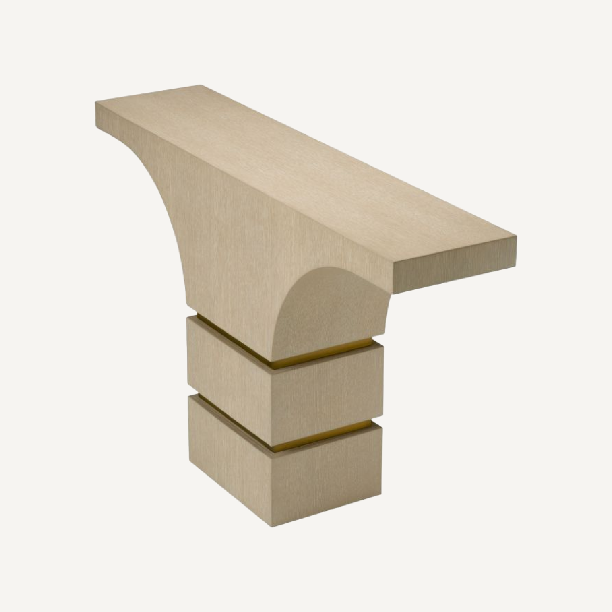 Console dorée en chêne marron | Eichholtz Thaddeus | REMO-HOME, mobilier et décoration d'intérieur
