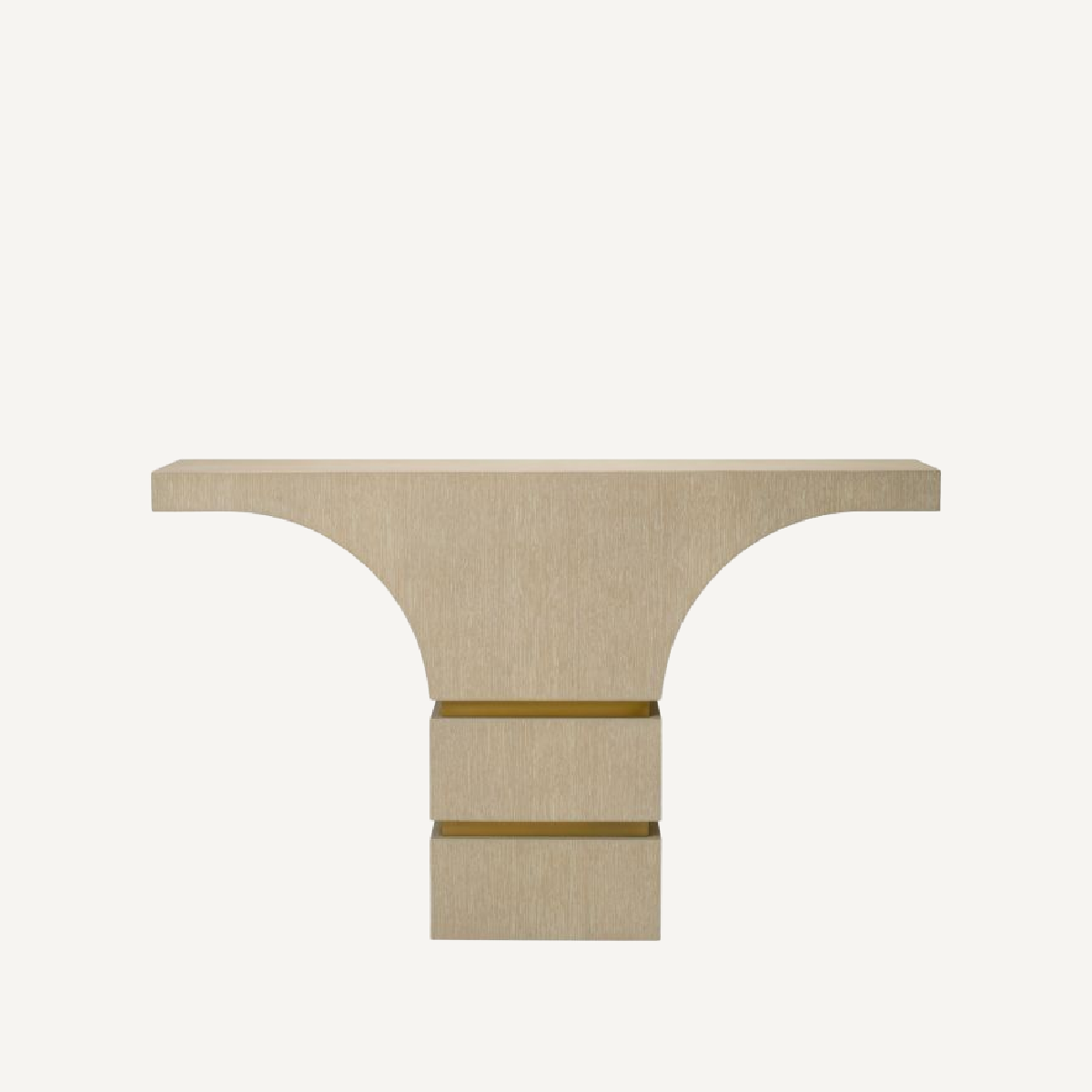 Console dorée en chêne marron | Eichholtz Thaddeus | REMO-HOME, mobilier et décoration d'intérieur