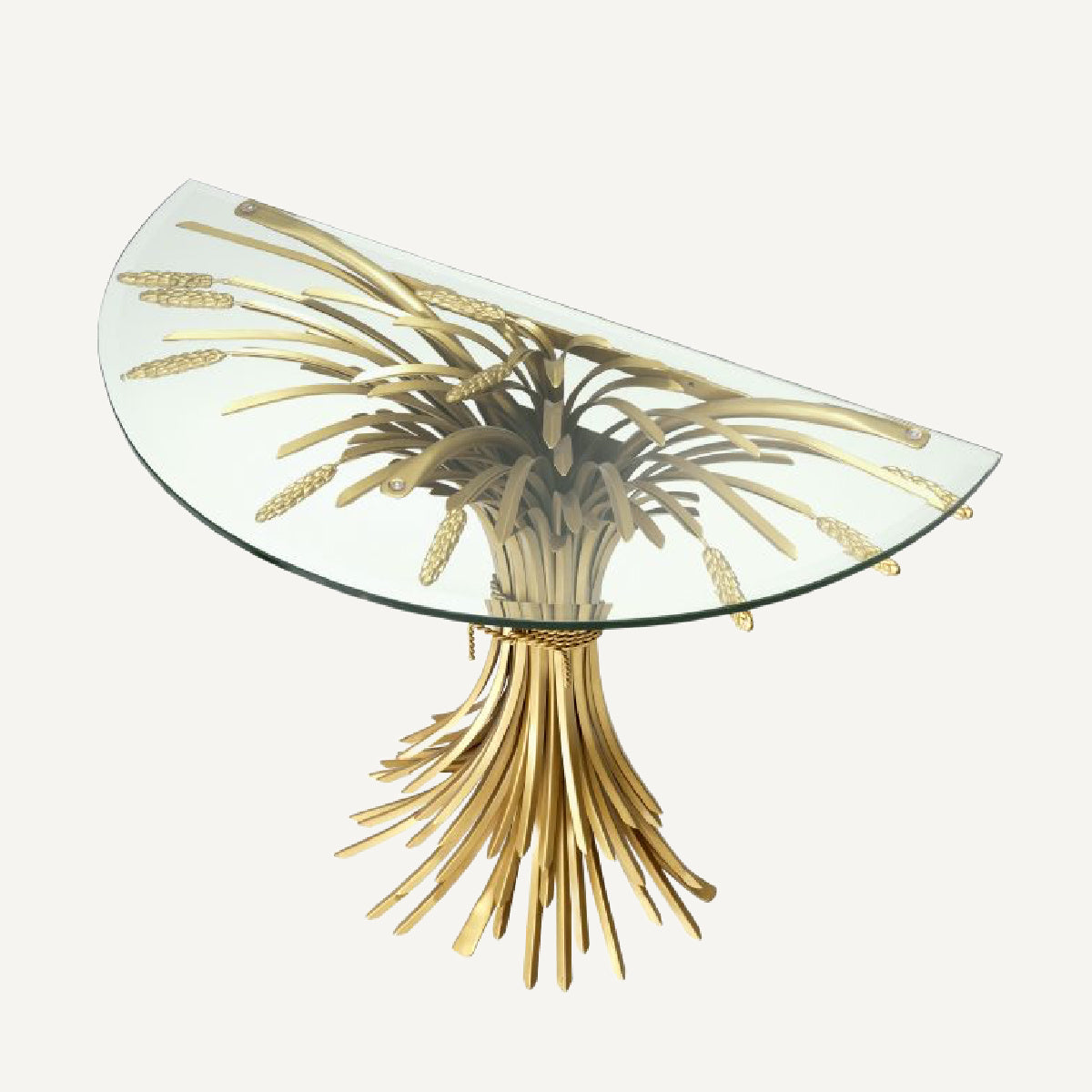 Console dorée en verre transparent | Eichholtz Bonheur | REMO-HOME, mobilier et décoration d'intérieur