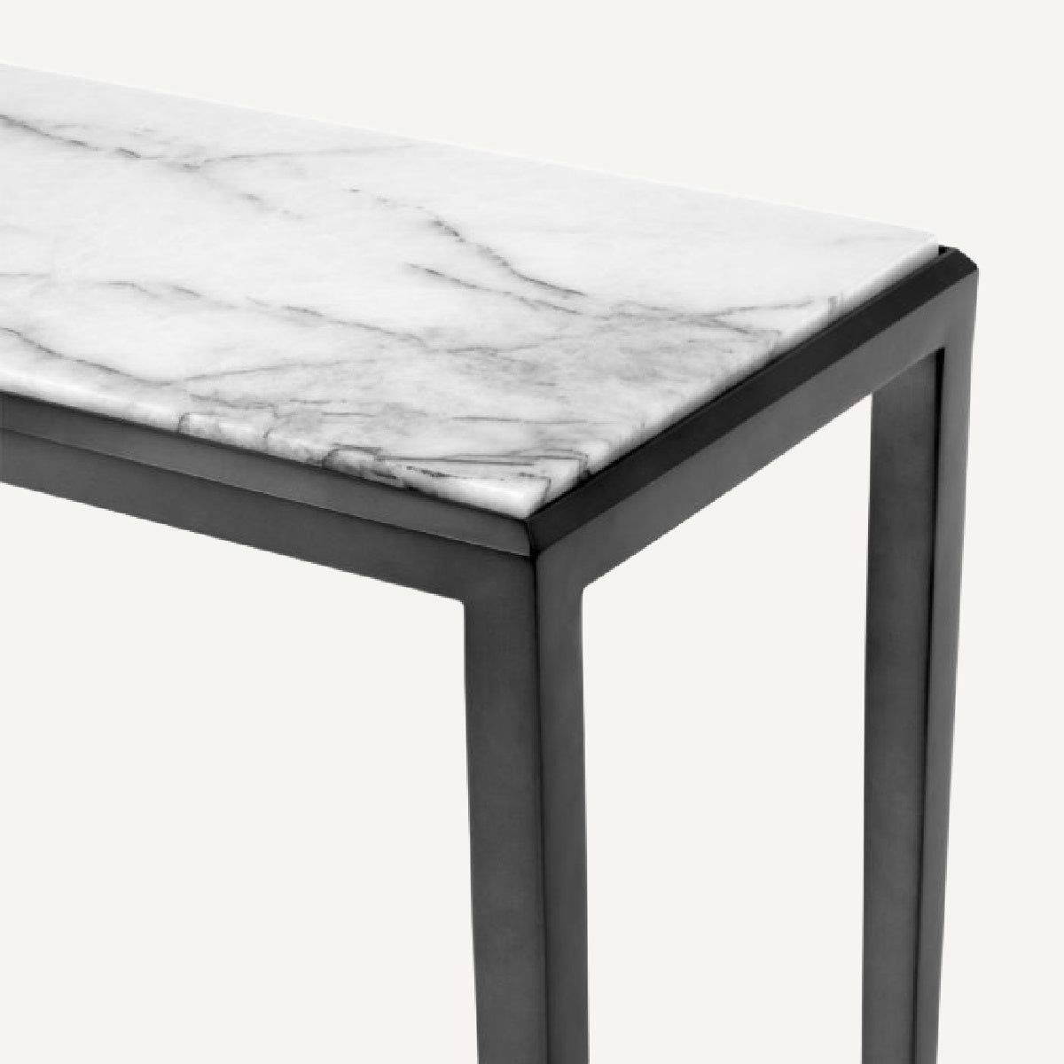 Console en bronze et marbre blanc | Eichholtz Henley S | REMO-HOME, mobilier et décoration d'intérieur