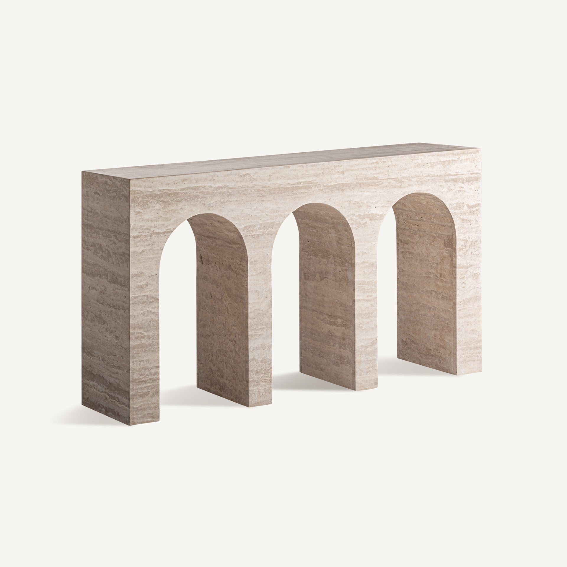 Console en travertin beige | VICAL Thiennes | REMO-HOME, mobilier design et décoration d'intérieur