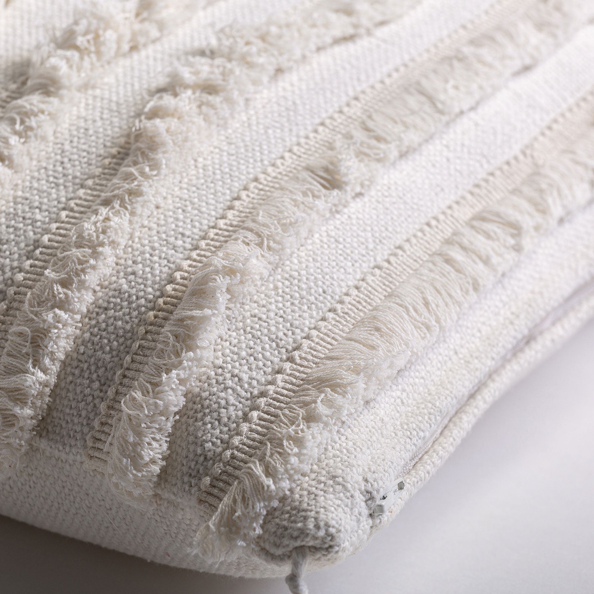 Coussin carré coton blanc | VICAL Zahara | REMO-HOME, mobilier design et décoration d'intérieur
