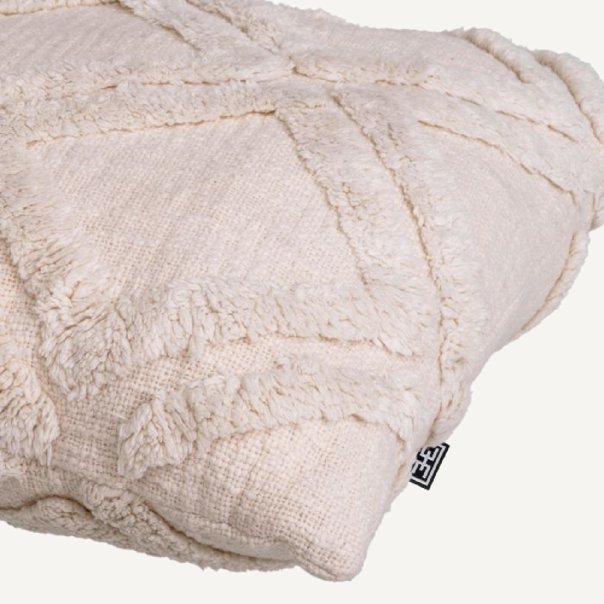 Coussin carré en coton blanc cassé | Eichholtz Maris S | REMO-HOME, mobilier et décoration d'intérieur