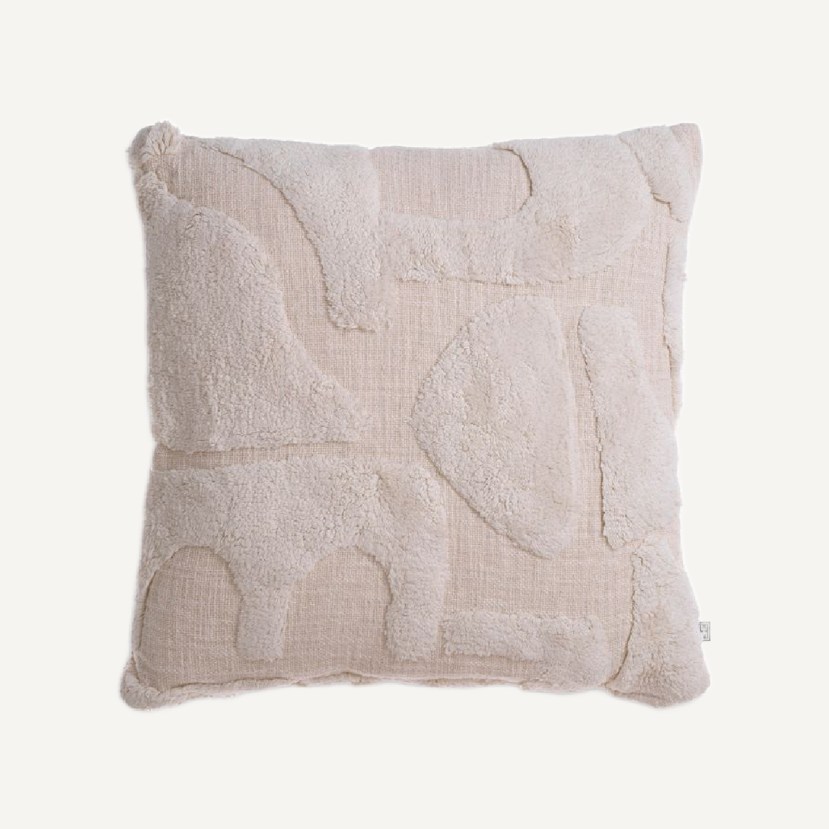 Coussin carré en coton blanc cassé | Eichholtz Menos L | REMO-HOME, mobilier et décoration d'intérieur