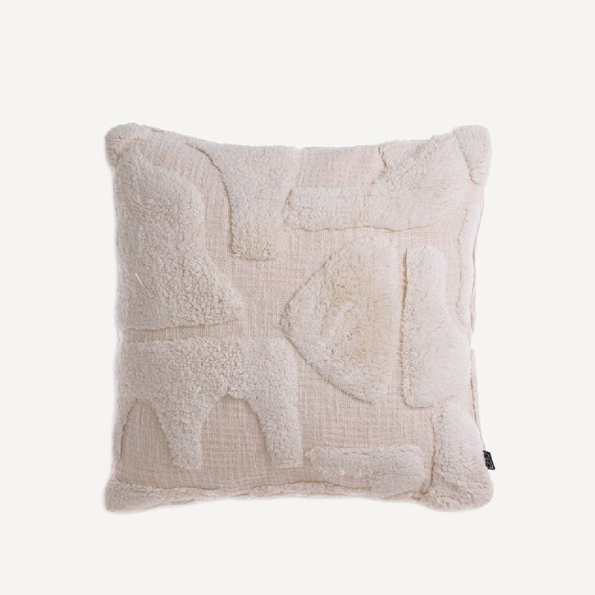 Coussin carré en coton blanc cassé | Eichholtz Menos S | REMO-HOME, mobilier et décoration d'intérieur