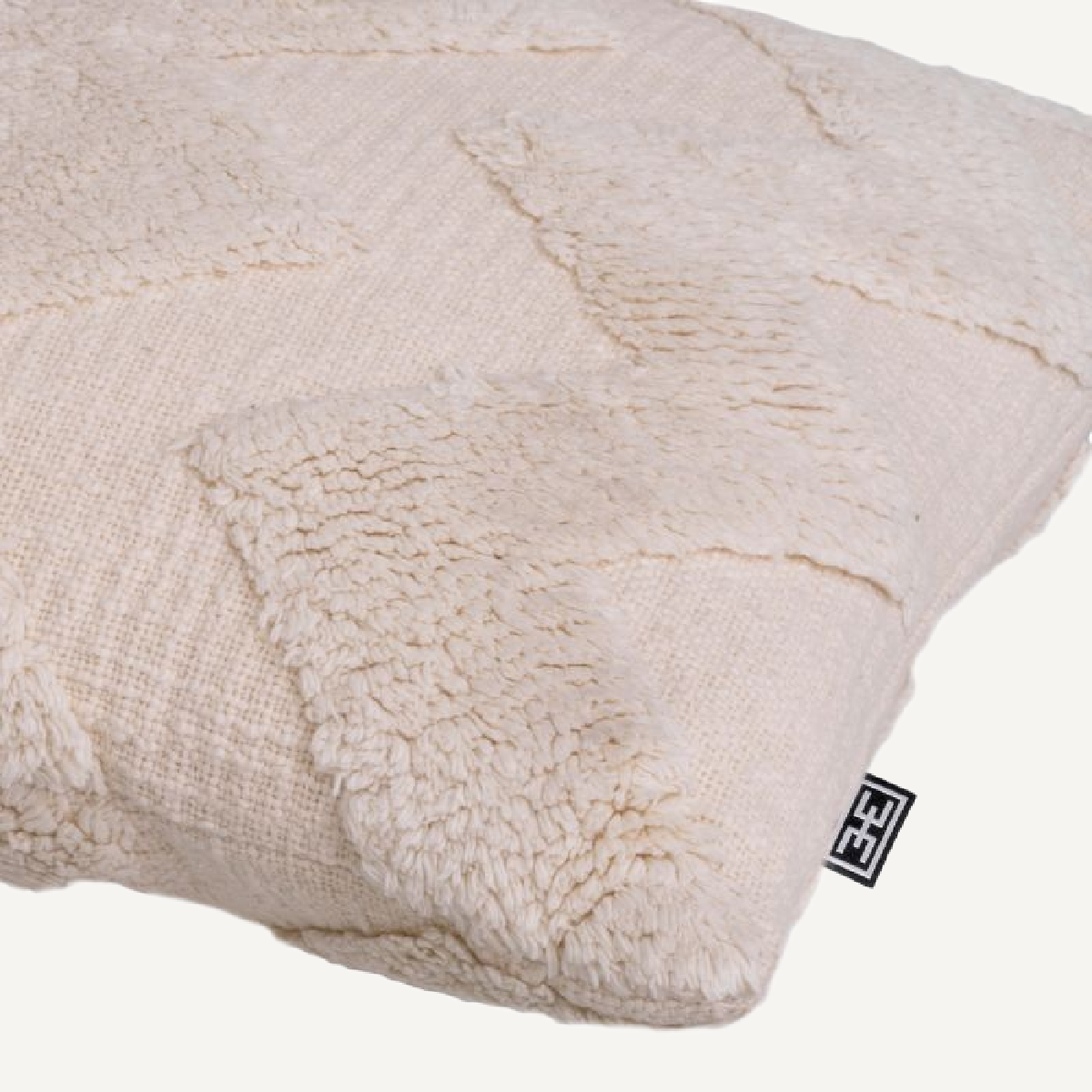 Coussin carré en coton blanc cassé | Eichholtz Mynos S | REMO-HOME, mobilier et décoration d'intérieur