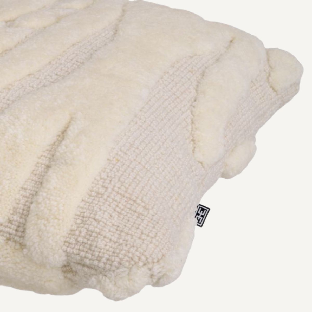 Coussin carré en laine ivoire | Eichholtz Zenon L | REMO-HOME, mobilier et décoration d'intérieur