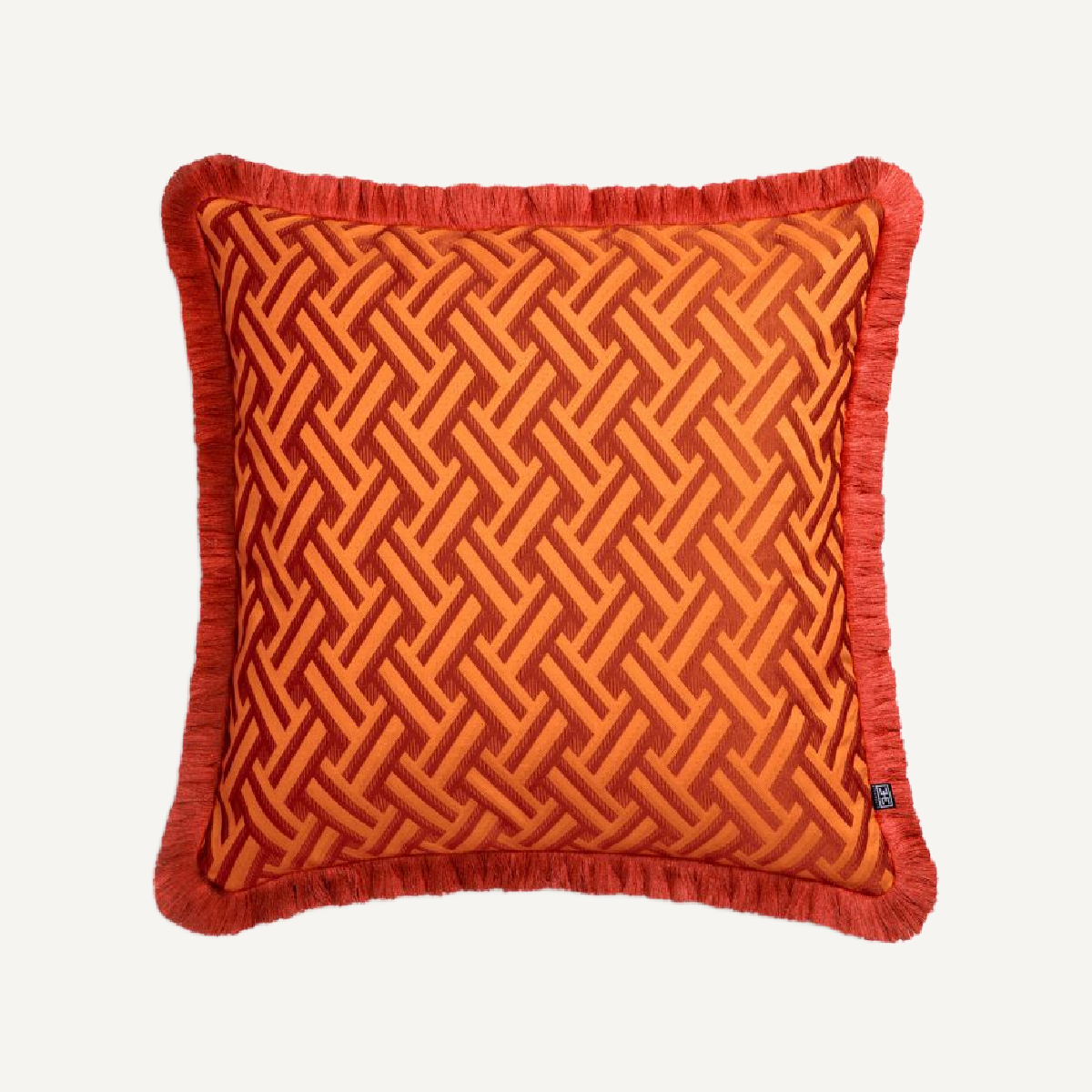 Coussin carré en tissu orange | Eichholtz Doria L | REMO-HOME, mobilier et décoration d'intérieur