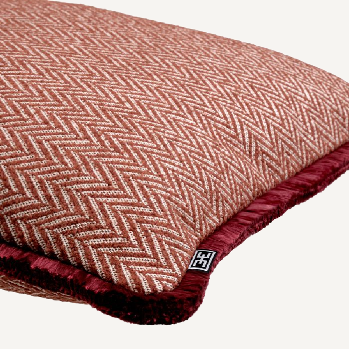 Coussin carré en tissu rouge | Eichholtz Kauai S | REMO-HOME, mobilier et décoration d'intérieur