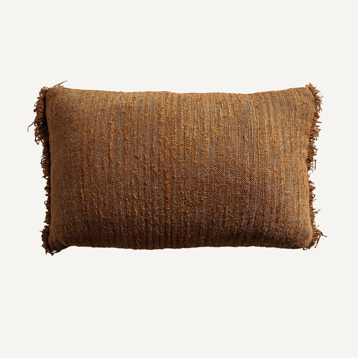 Coussin rectangulaire en coton marron | VICAL Gorane | REMO-HOME, mobilier design et décoration d'intérieur