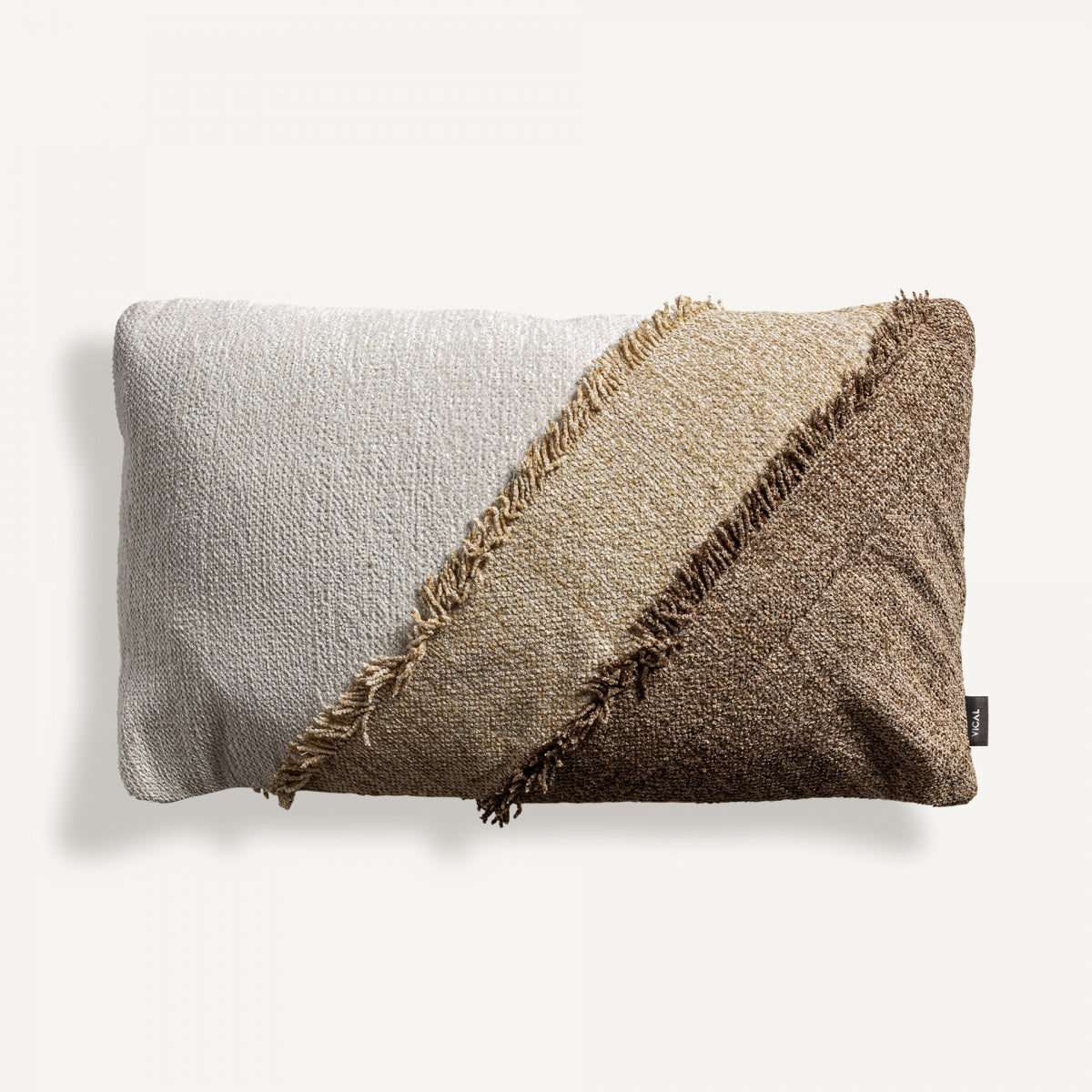 Coussin rectangulaire en coton tricolore | VICAL Euken | REMO-HOME, mobilier design et décoration d'intérieur