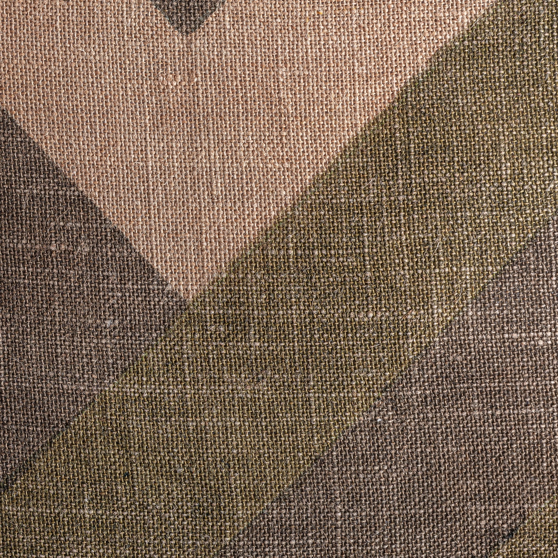 Coussin rectangulaire jute beige et vert | VICAL Anzaty | REMO-HOME, mobilier design et décoration d'intérieur