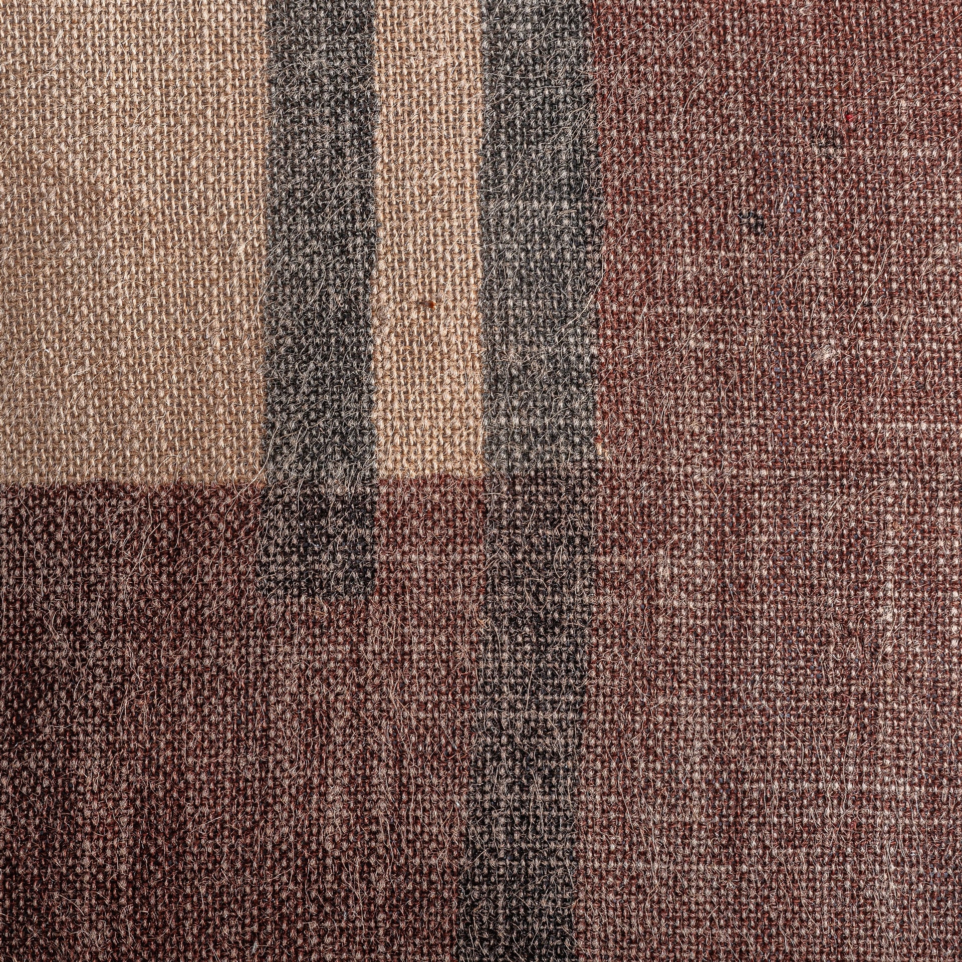 Coussin rectangulaire jute beige et vert | VICAL Anzaty | REMO-HOME, mobilier design et décoration d'intérieur