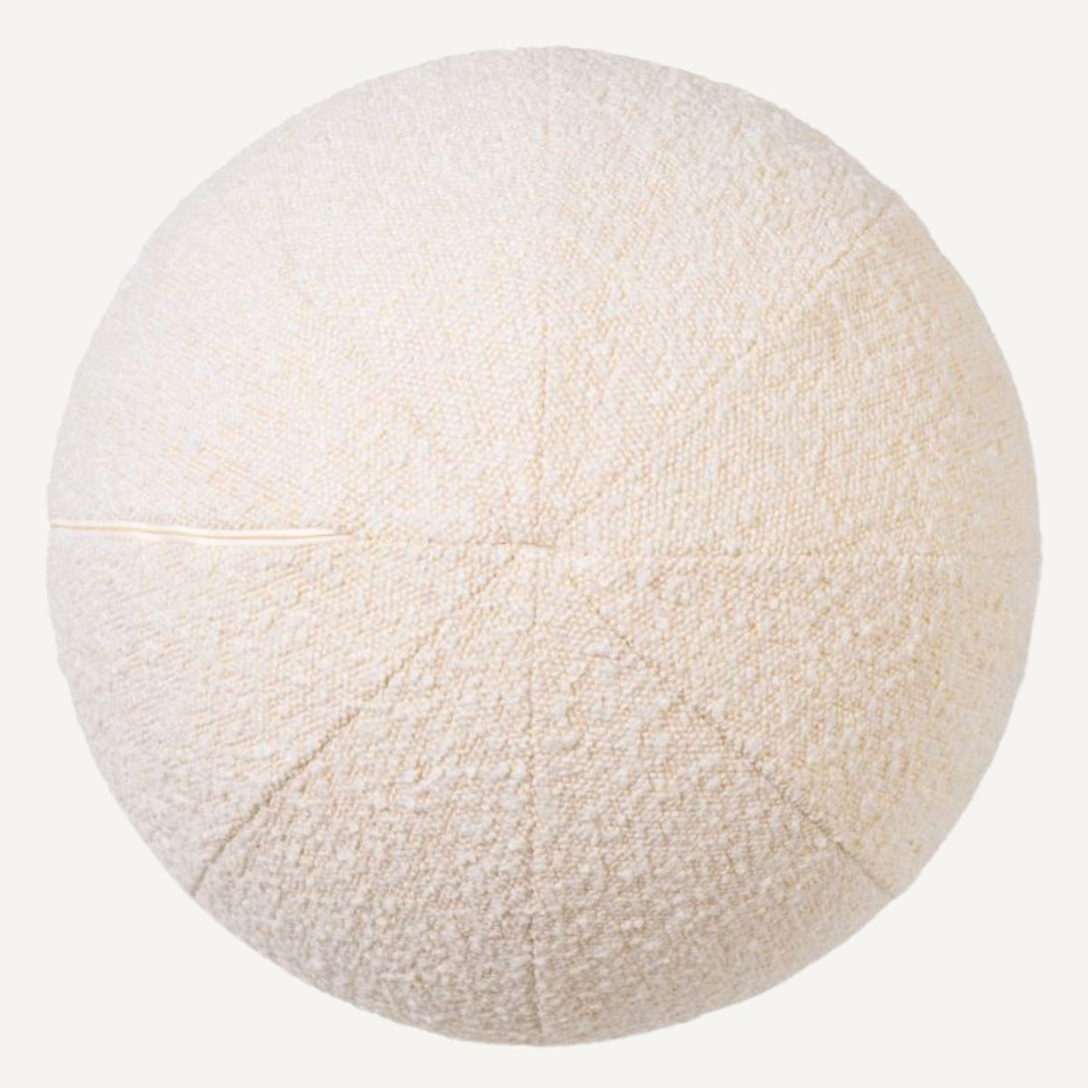 Coussin rond bouclé crème | Eichholtz Palla L | REMO-HOME, mobilier et décoration d'intérieur