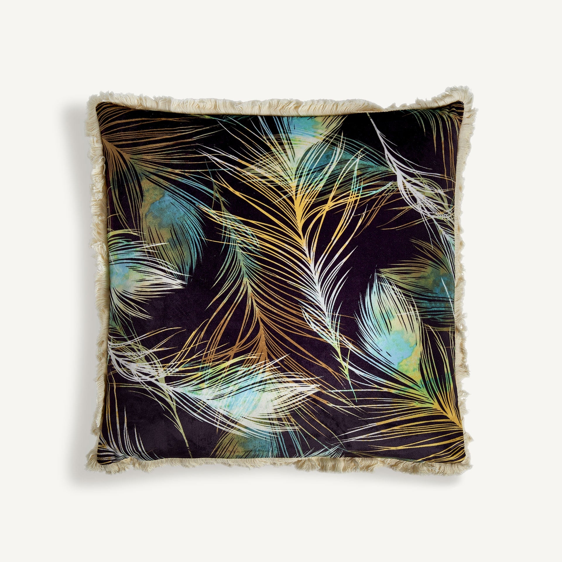 Coussin velours motifs multicolores | VICAL Basha | REMO-HOME, mobilier design et décoration d'intérieur