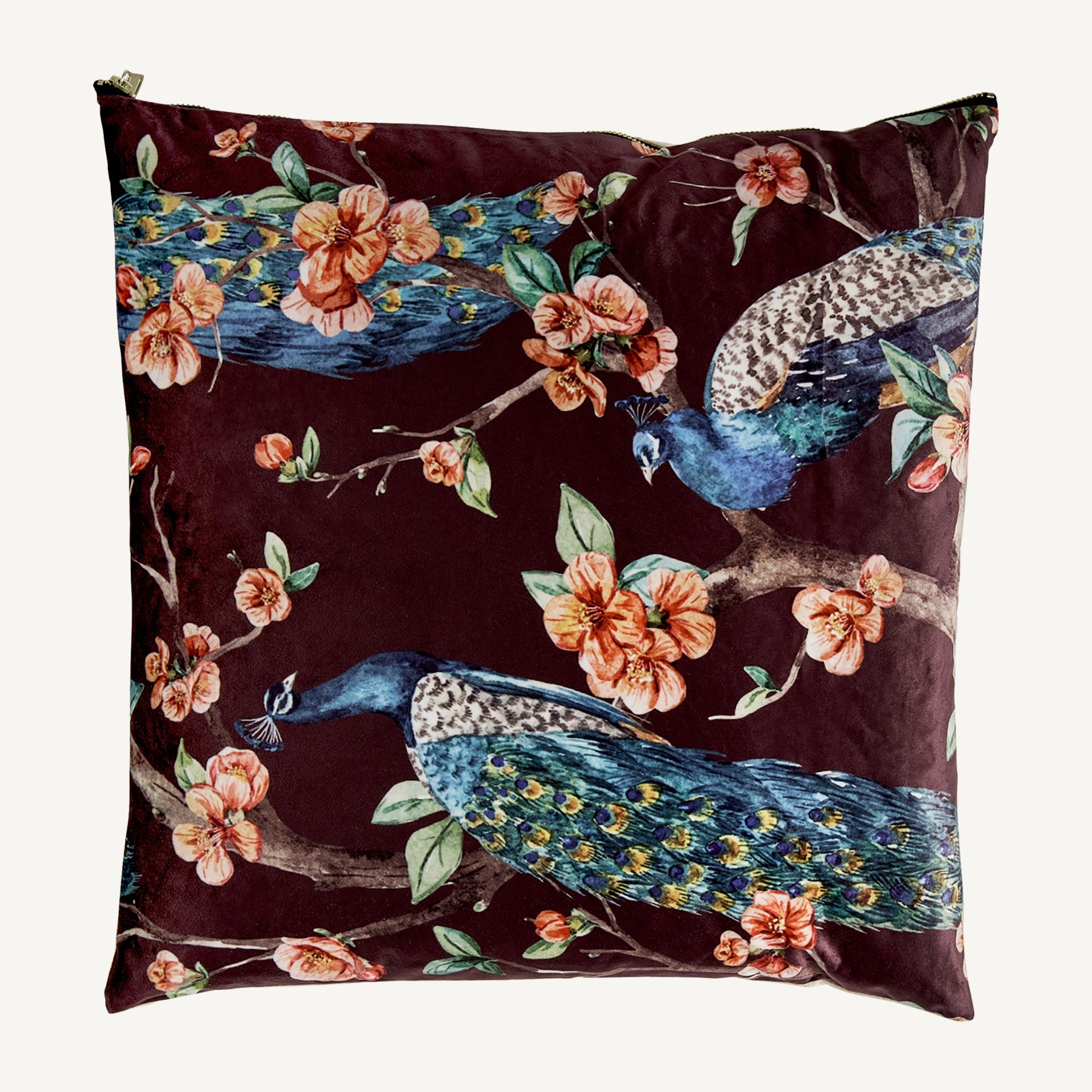 Coussin velours multicolore motif provençal | VICAL Ale | REMO-HOME, mobilier design et décoration d'intérieur