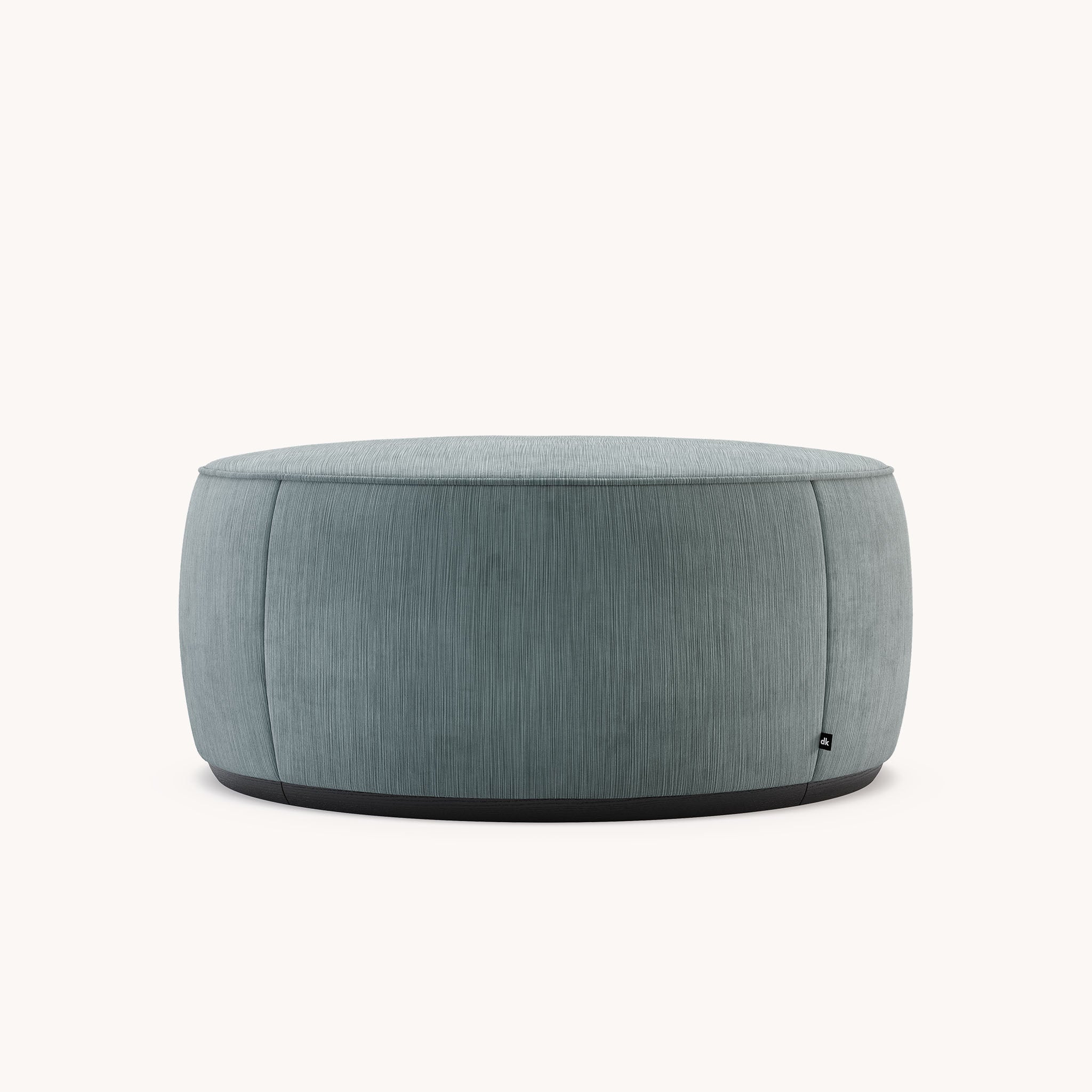 Pouf en velours bleu d'eau | Domkapa Rachel