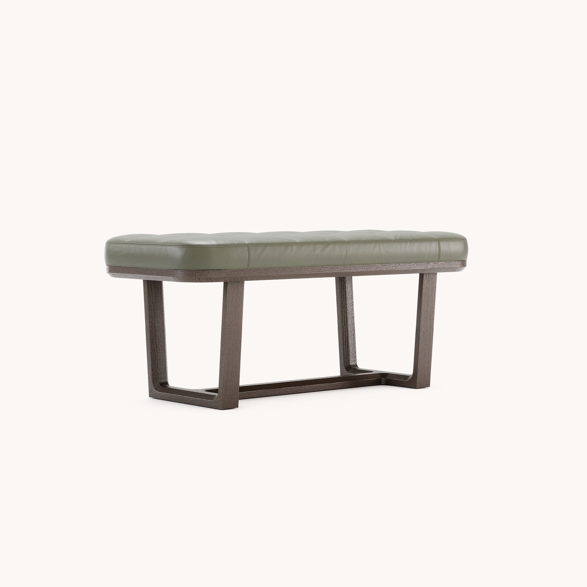 Banquette en cuir vert | Domkapa Vincent S