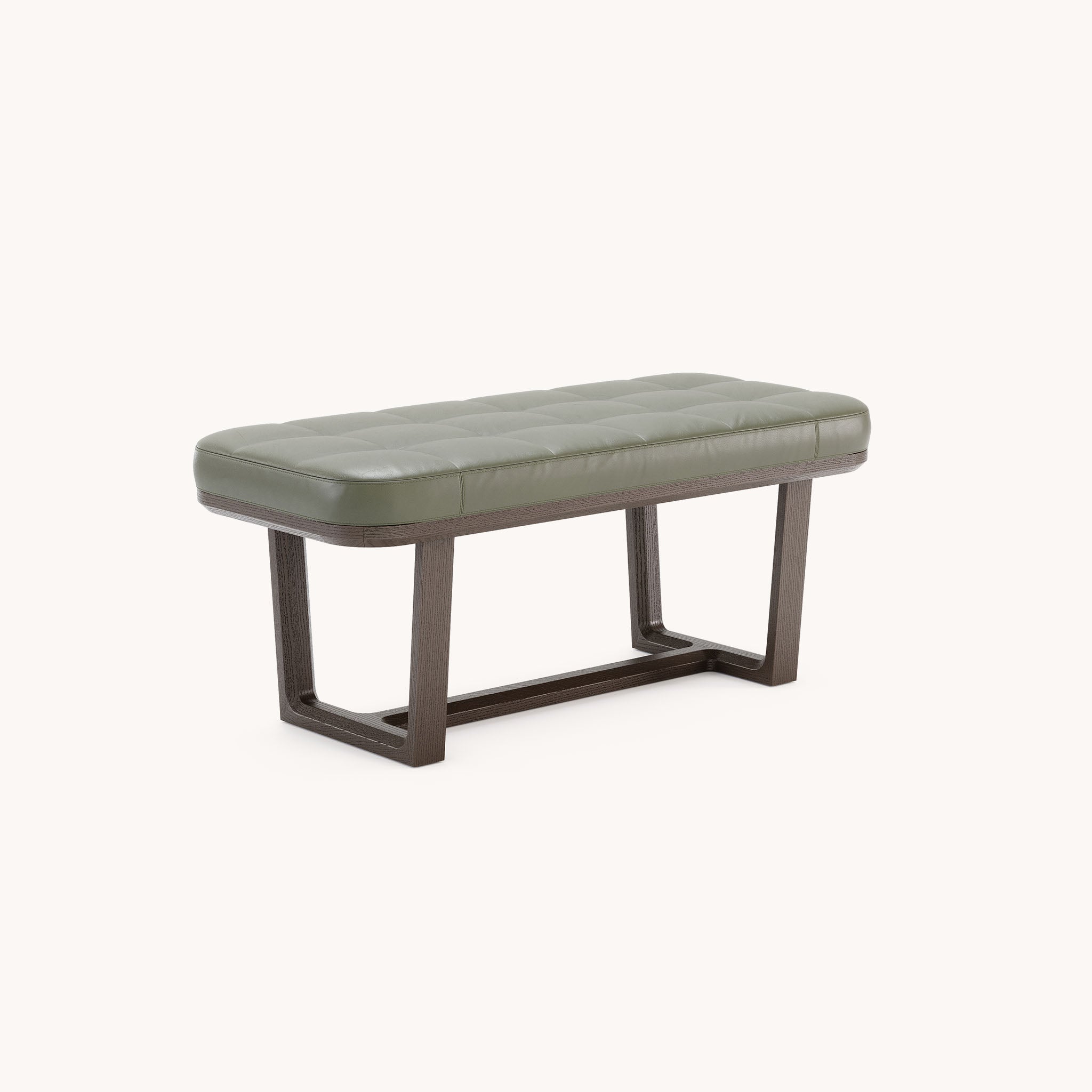 Banquette en cuir vert | Domkapa Vincent S
