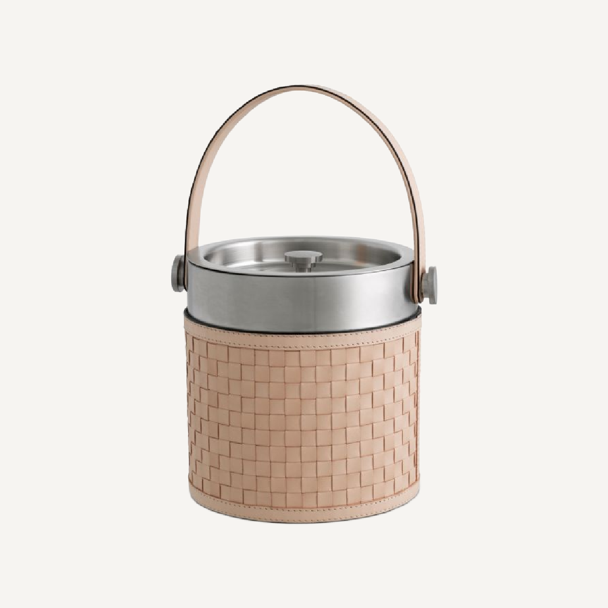 Ensemble cocktail en cuir beige (lot de 3) | Eichholtz Sintra | REMO-HOME, mobilier et décoration d'intérieur