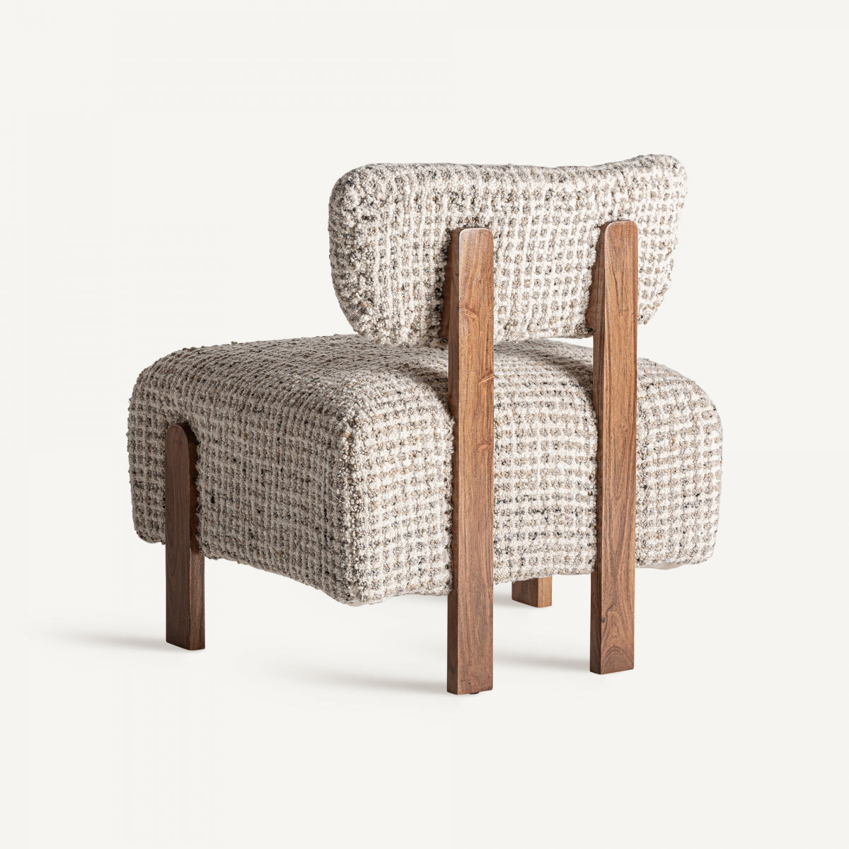 Fauteuil d'appoint en laine beige | Vical Buhl | REMO-HOME, mobilier et décoration d'intérieur
