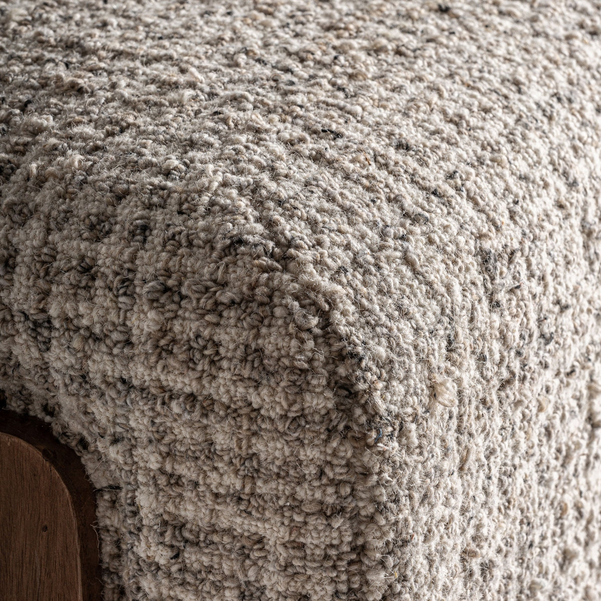 Fauteuil d'appoint en laine beige | Vical Buhl | REMO-HOME, mobilier et décoration d'intérieur