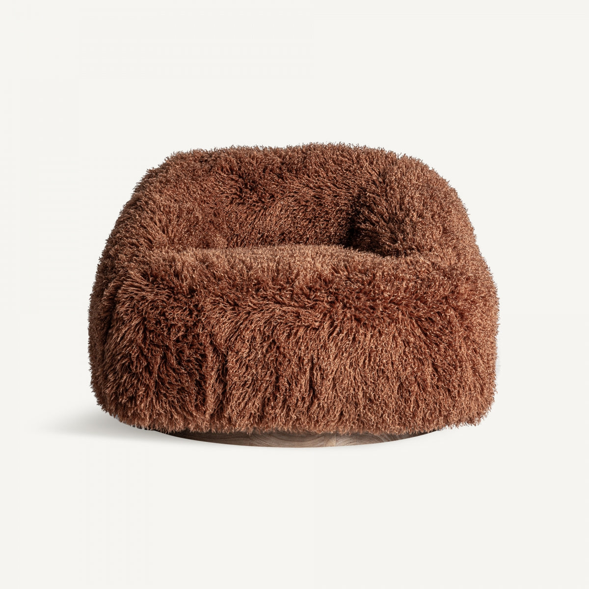 Fauteuil d'appoint molletonné marron | Vical Pavia | REMO-HOME, mobilier et décoration d'intérieur