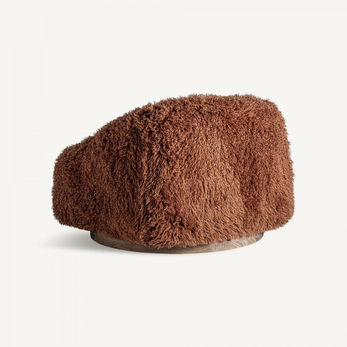 Fauteuil d'appoint molletonné marron | Vical Pavia | REMO-HOME, mobilier et décoration d'intérieur