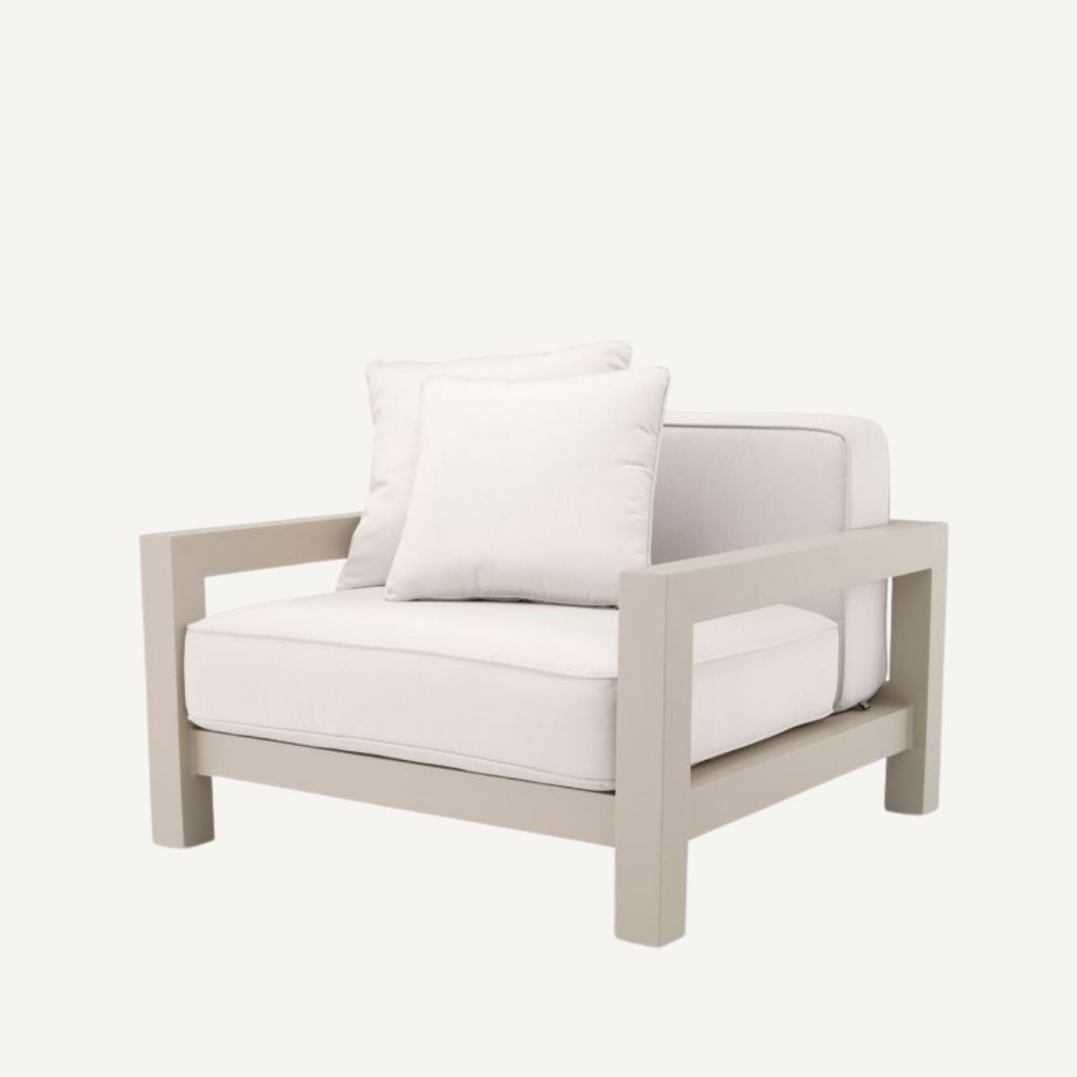 Fauteuil d'extérieur en métal sable | Eichholtz Cap-Antibes | REMO-HOME, mobilier et décoration d'intérieur