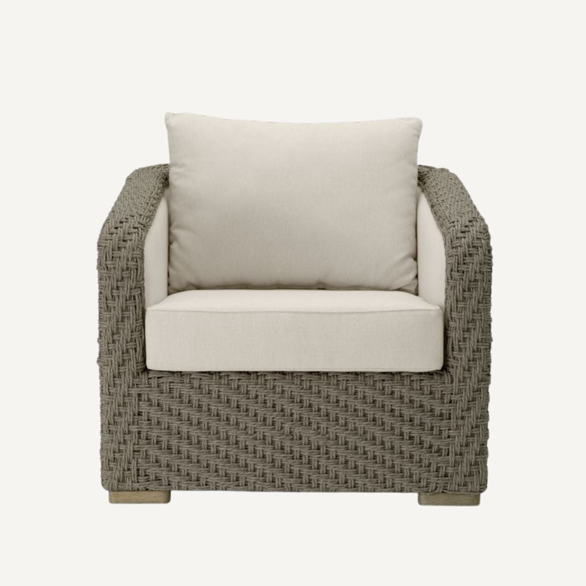 Fauteuil d'extérieur en rotin tressé | Eichholtz Bryson | REMO-HOME, mobilier et décoration d'intérieur