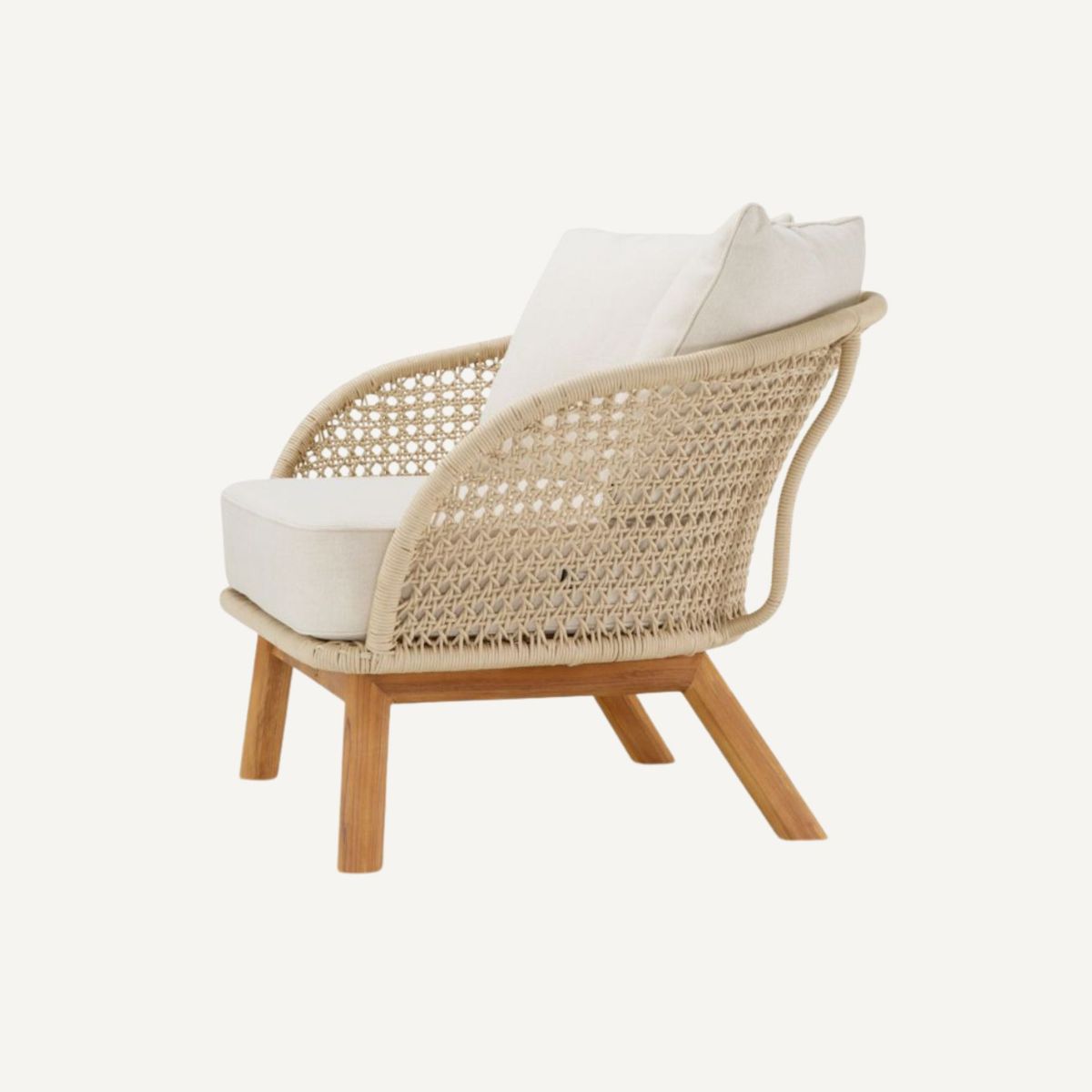 Fauteuil d'extérieur crème | Eichholtz Trinity | REMO-HOME, mobilier et décoration d'intérieur